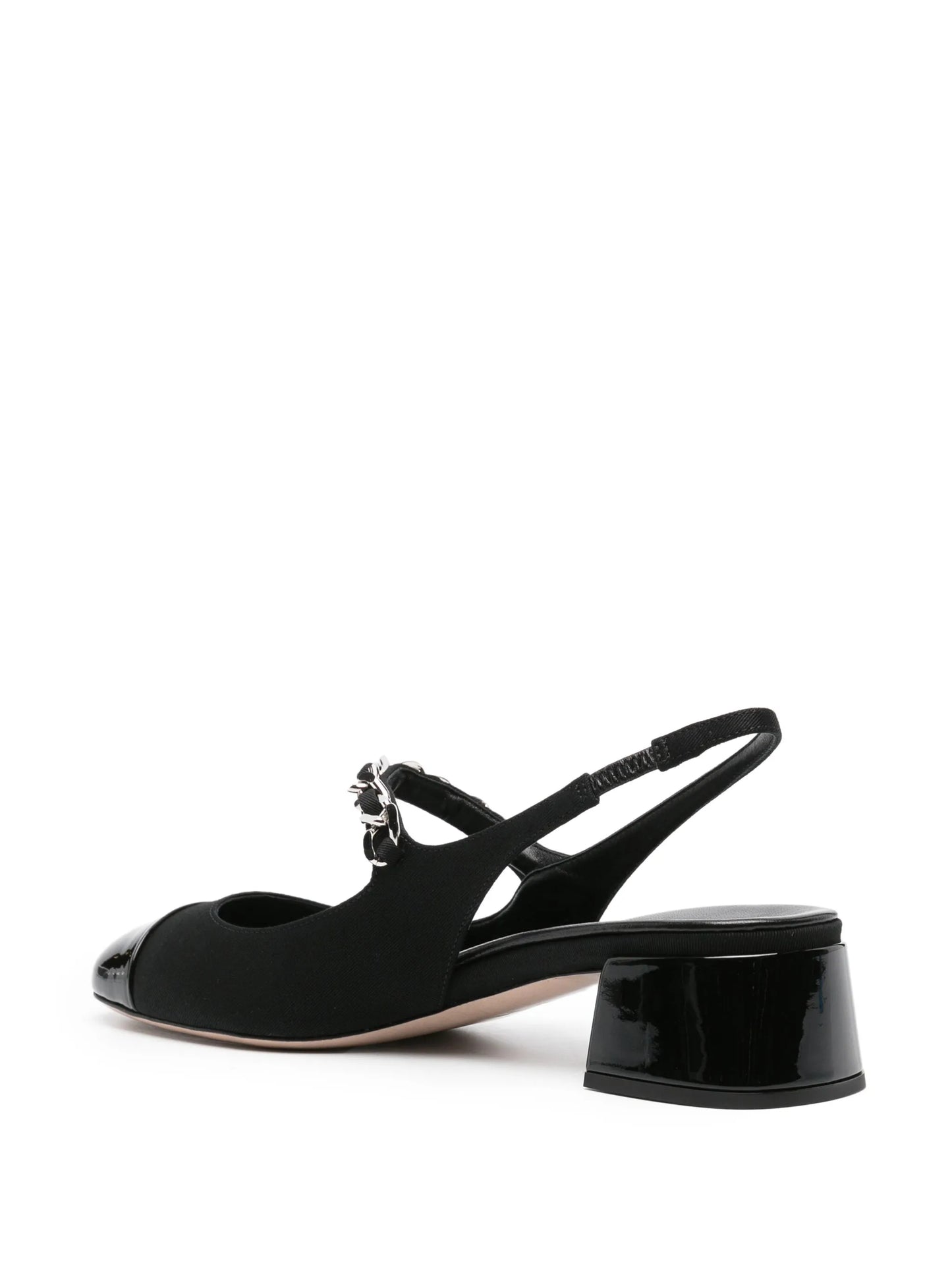 leather slingback pumps