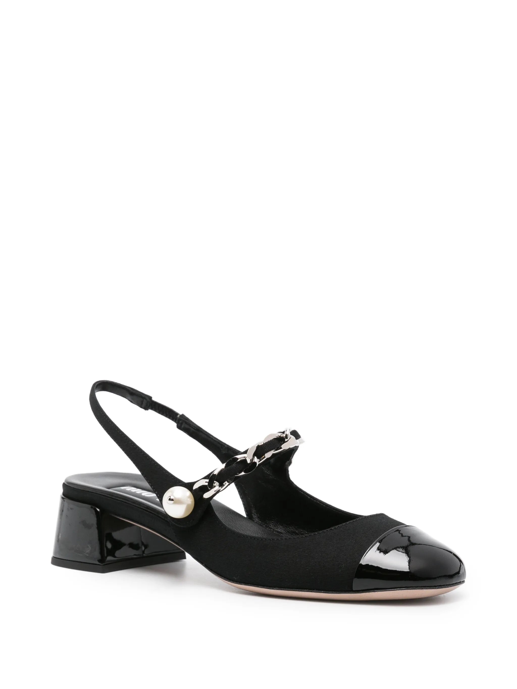 leather slingback pumps