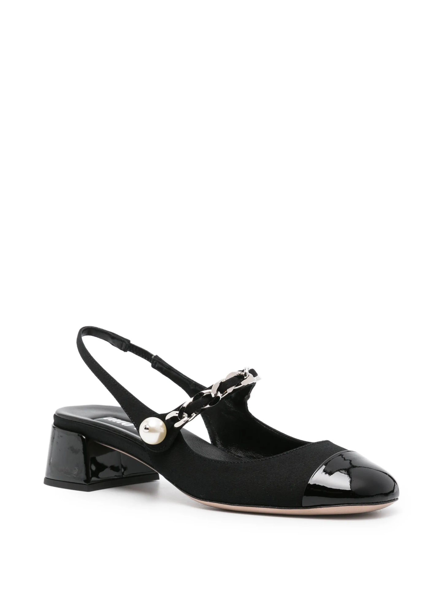 leather slingback pumps