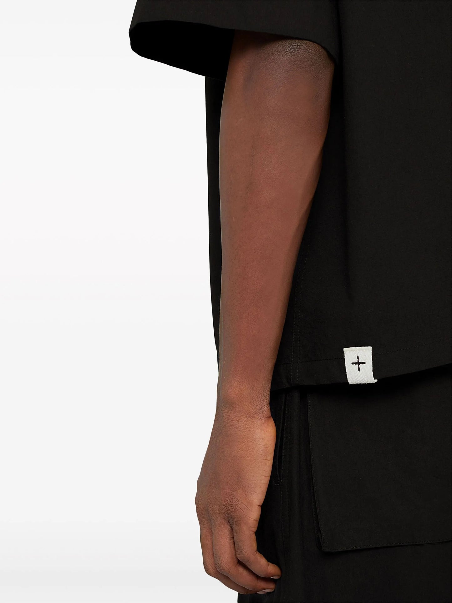 short-sleeve cotton shirt