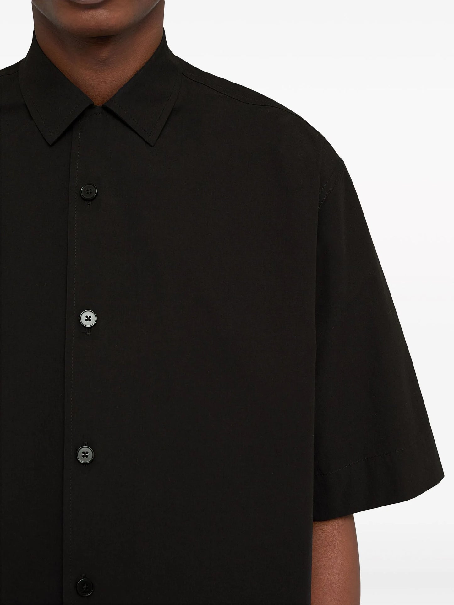 short-sleeve cotton shirt