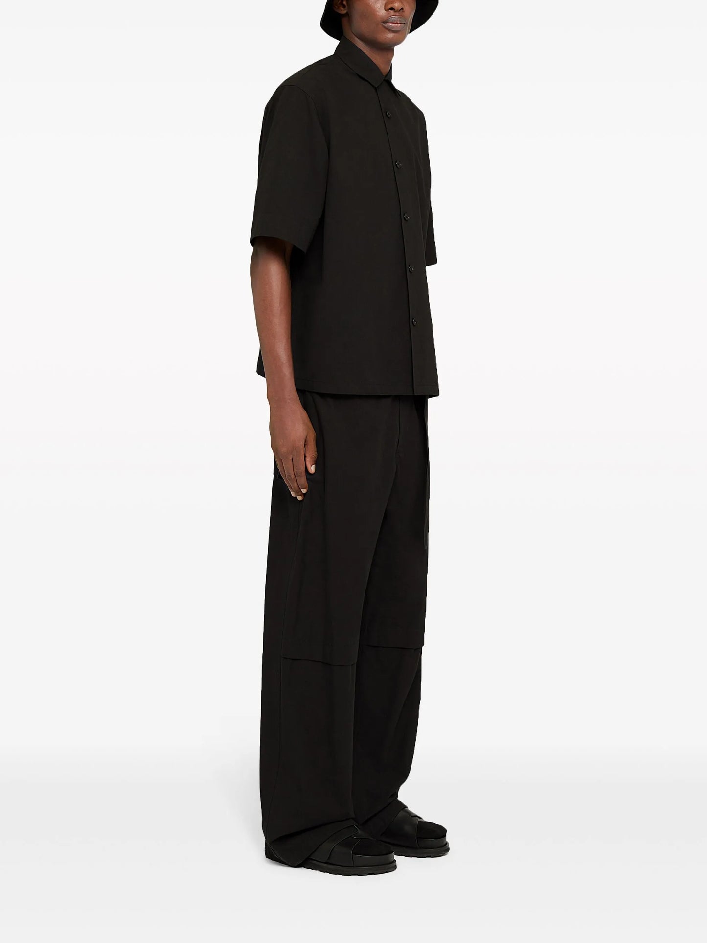 short-sleeve cotton shirt