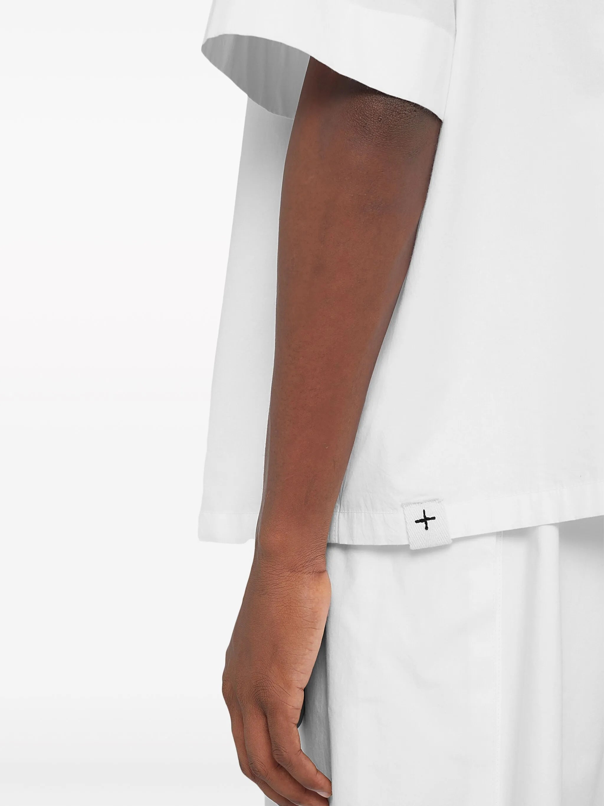 short-sleeve cotton shirt
