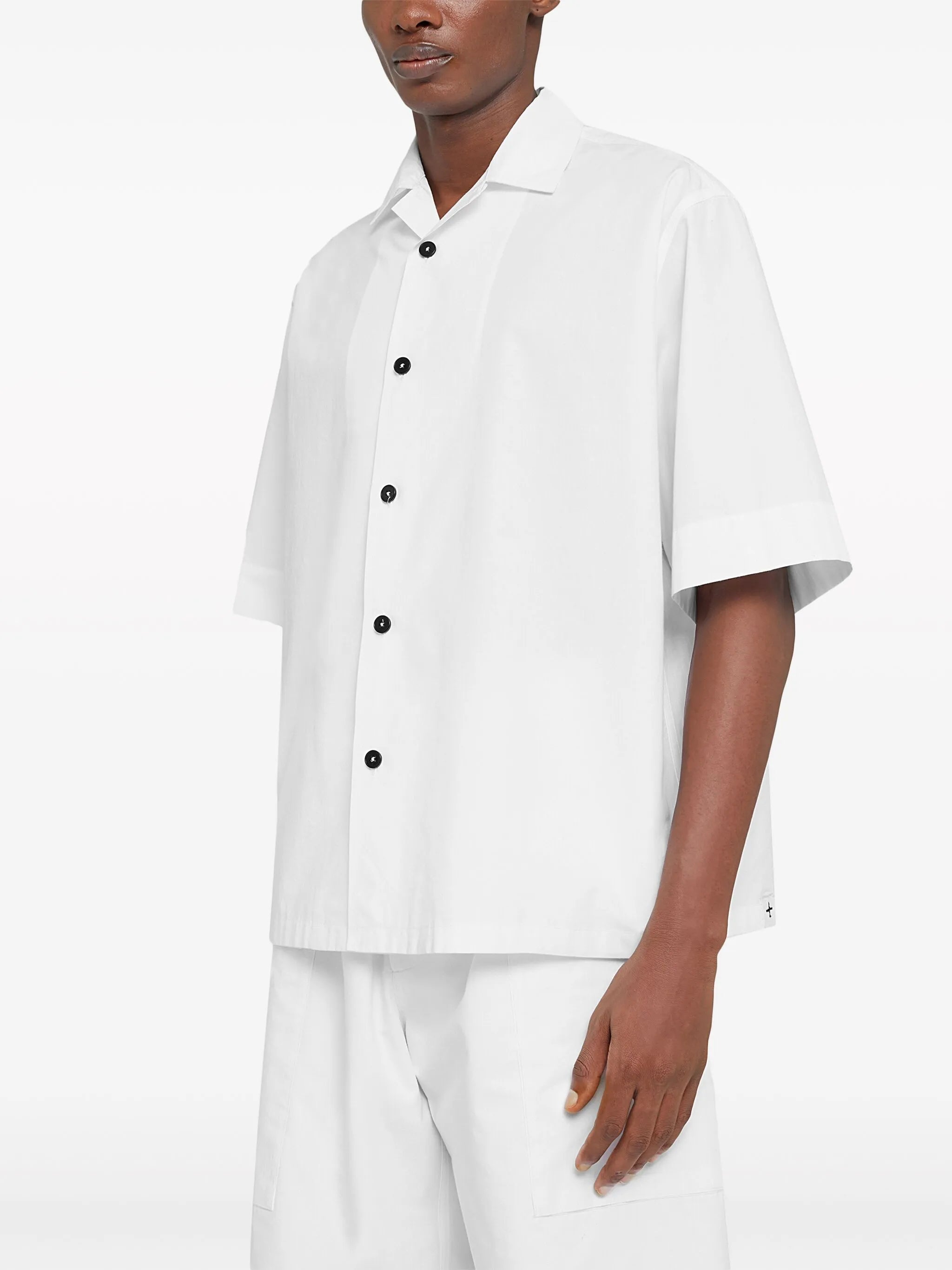 short-sleeve cotton shirt