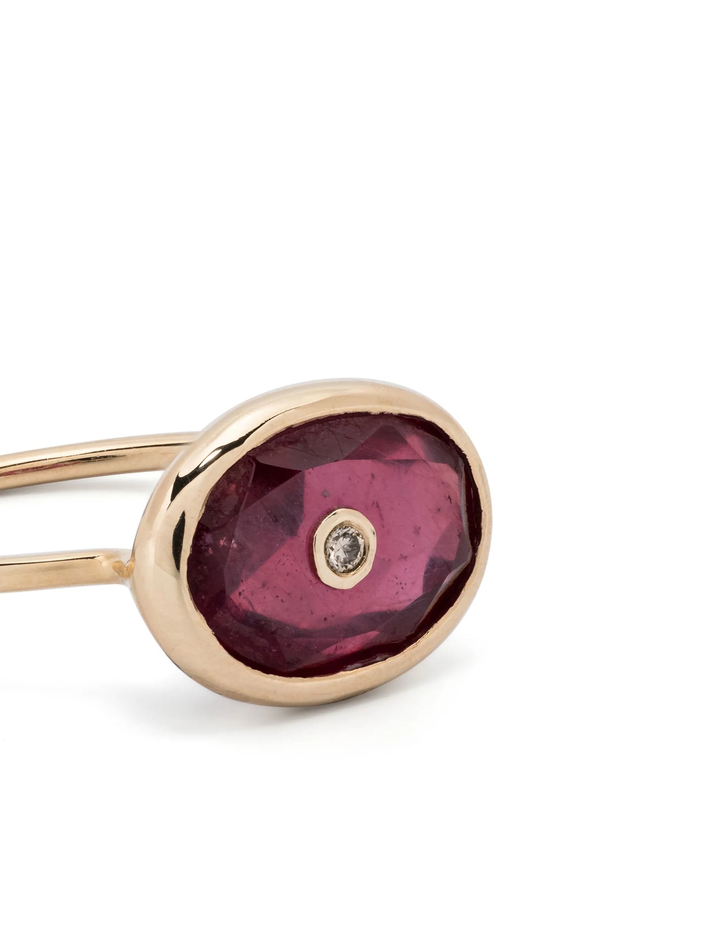 9kt yellow gold Orso ruby and diamond ring