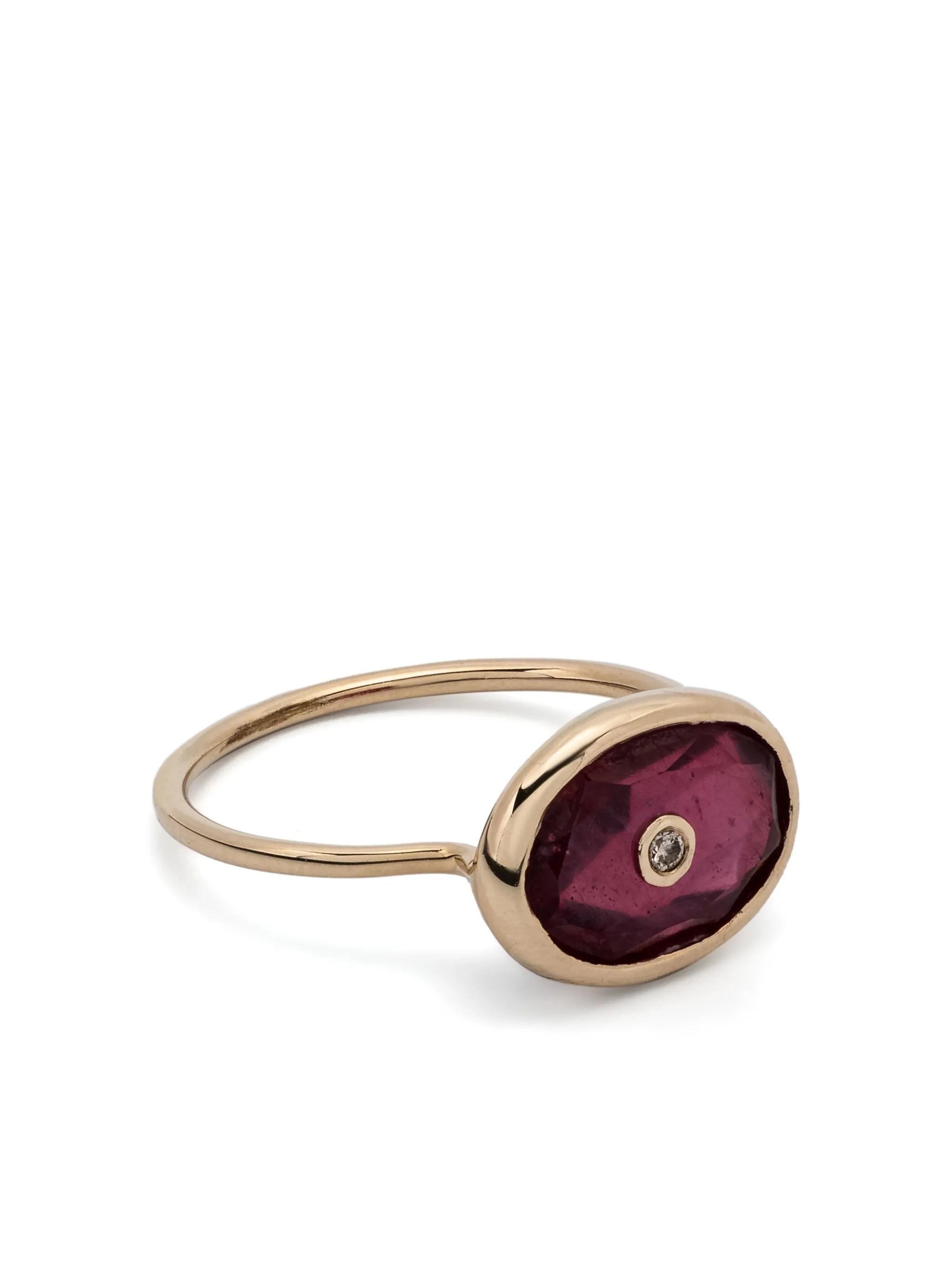 9kt yellow gold Orso ruby and diamond ring
