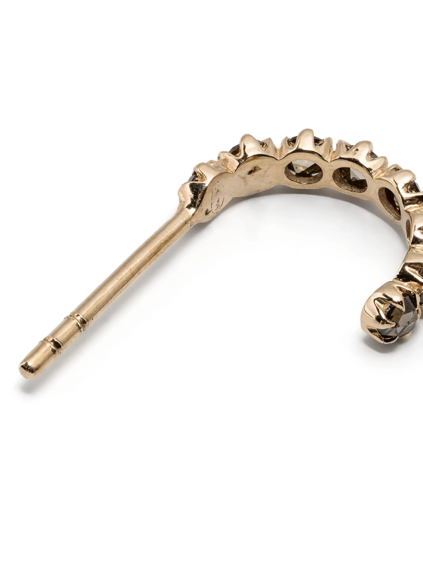 9kt yellow gold Ava diamond single earring