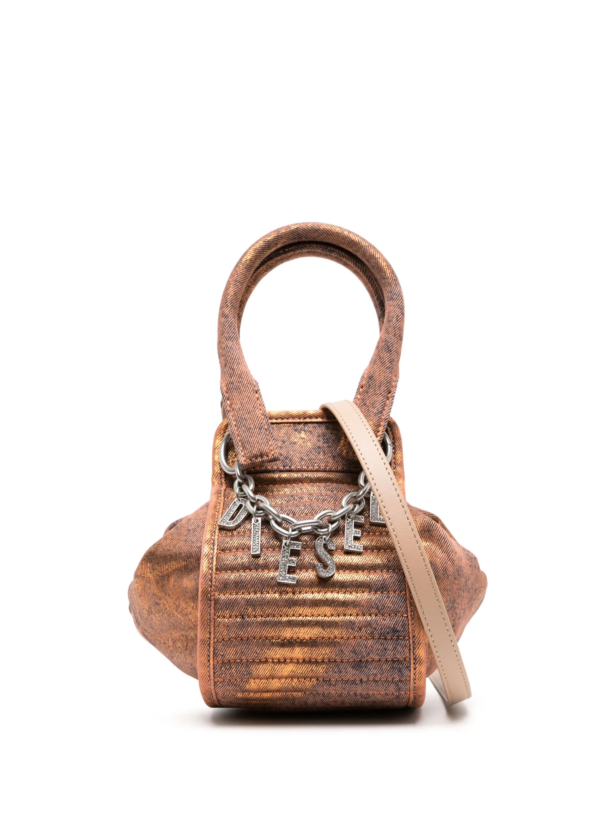 mini D-Vina denim bag