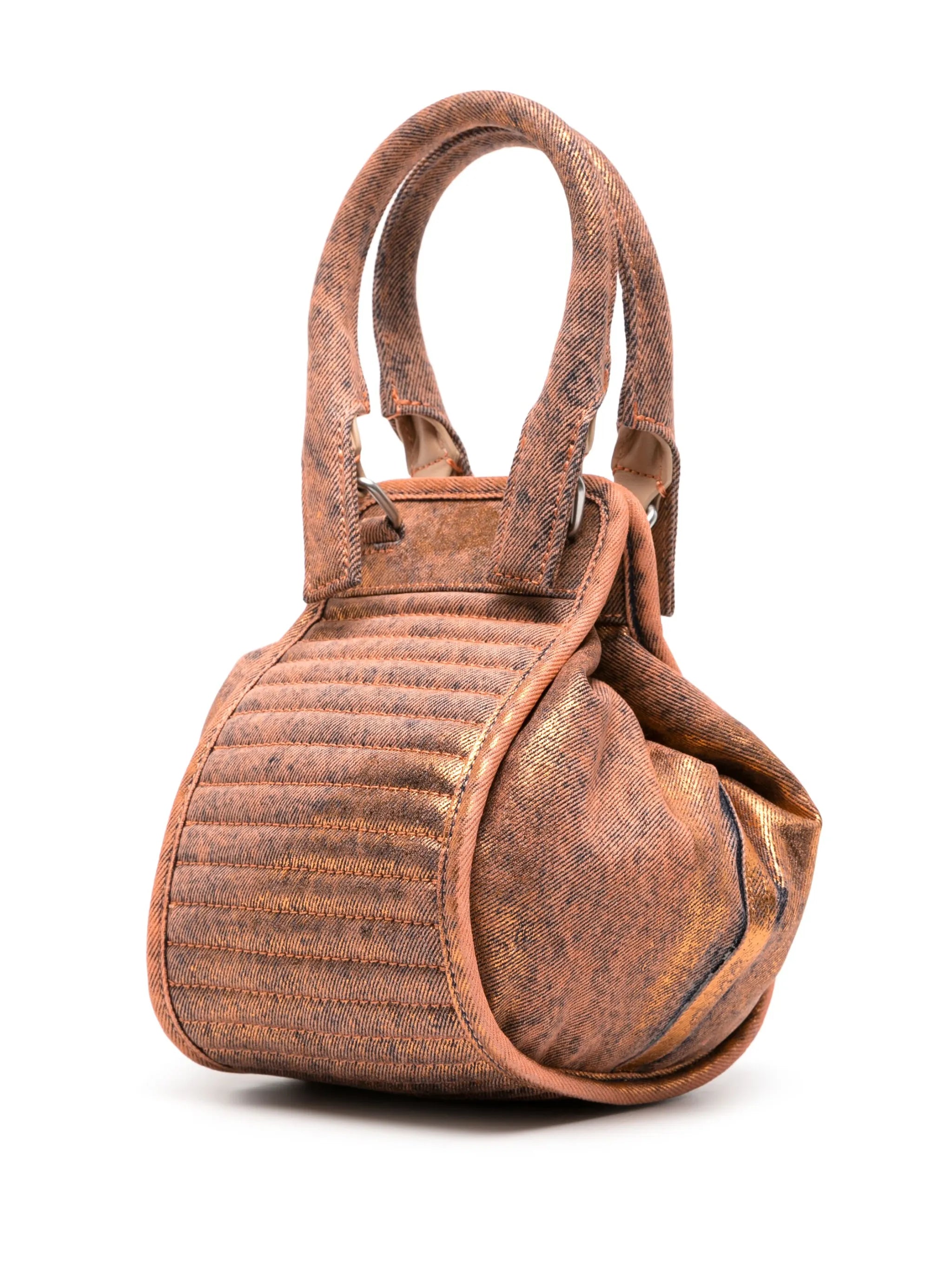 mini D-Vina denim bag