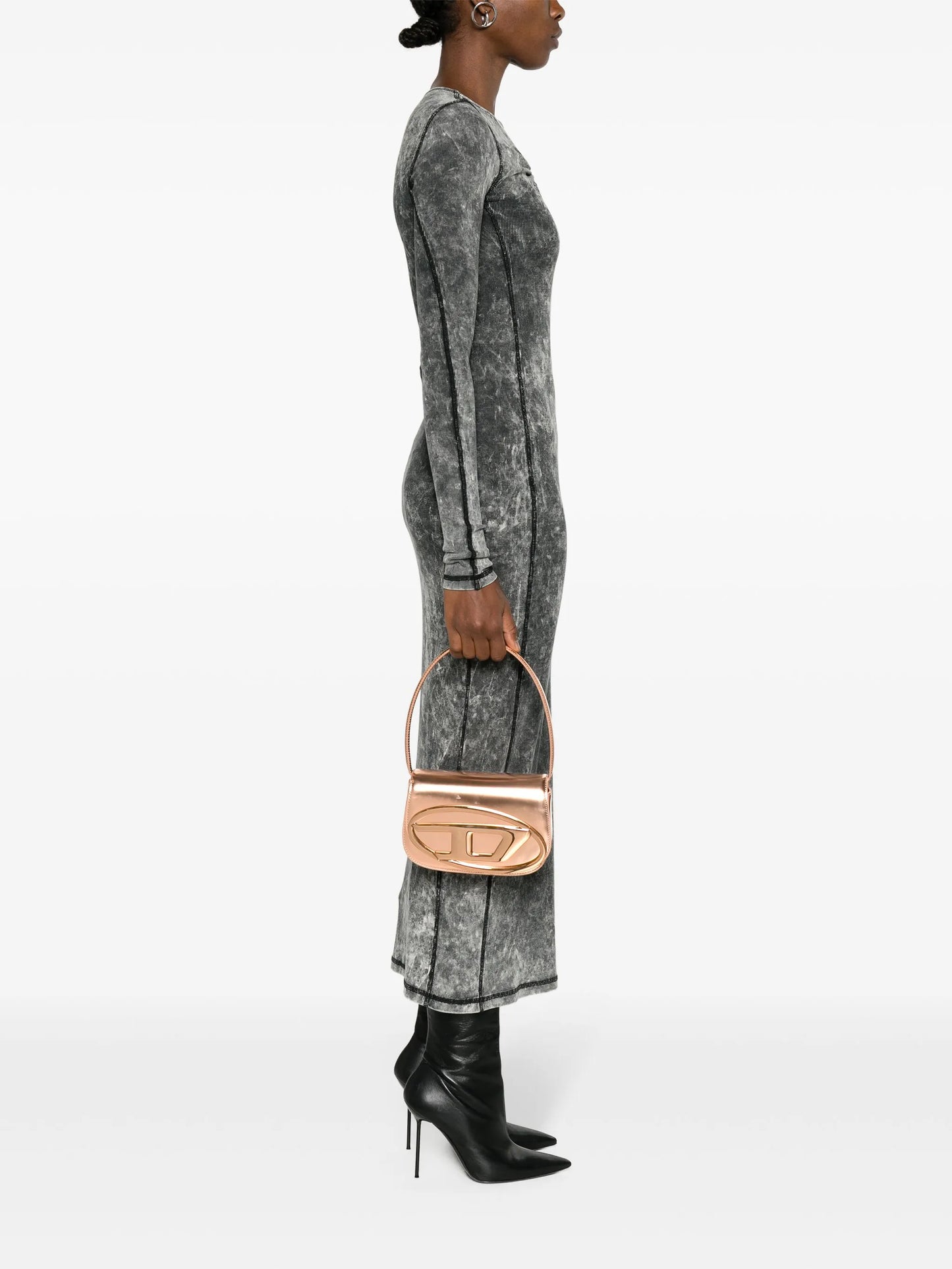 1DR metallic shoulder bag