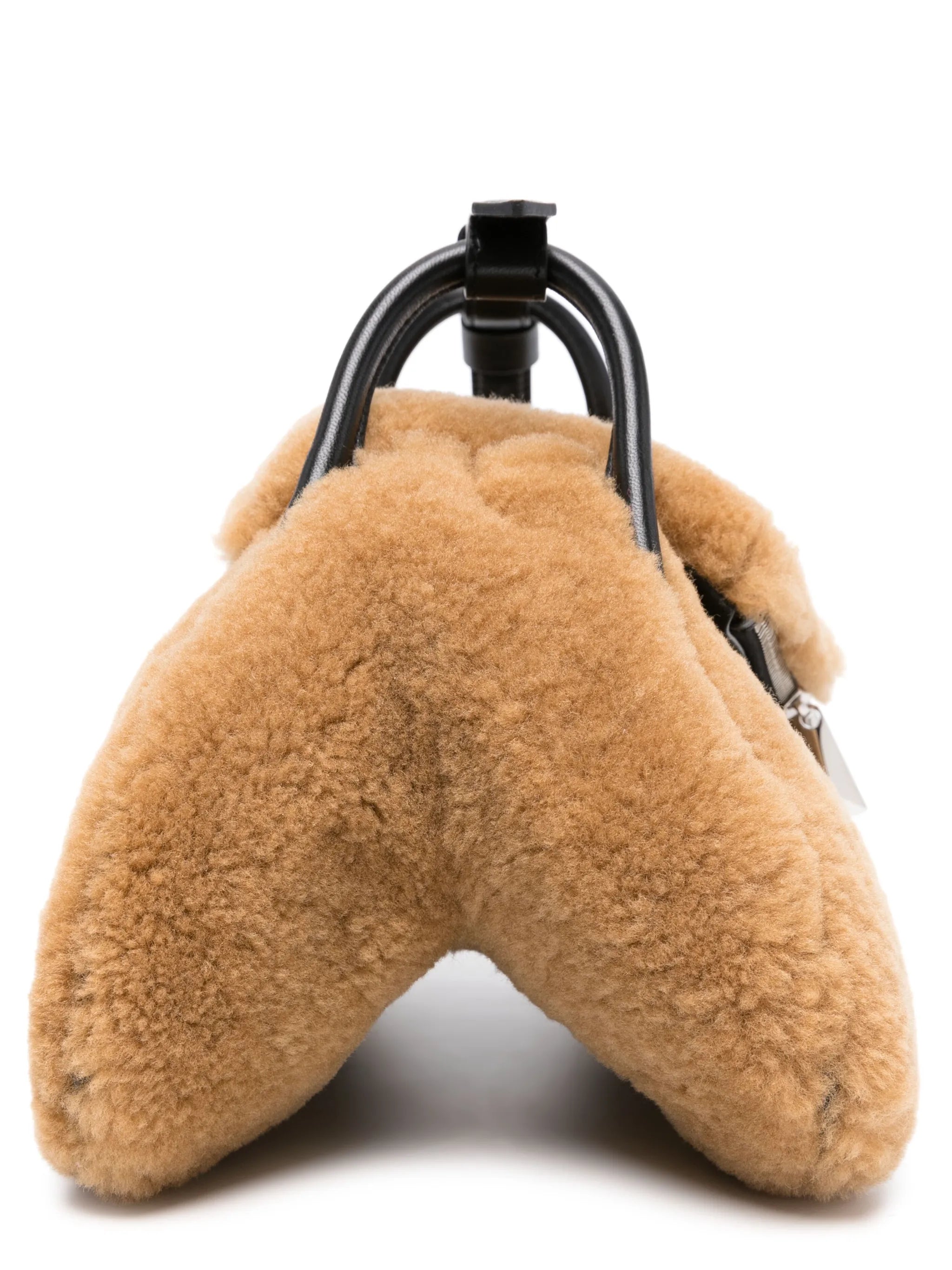 Gemini shearling shoulder bag