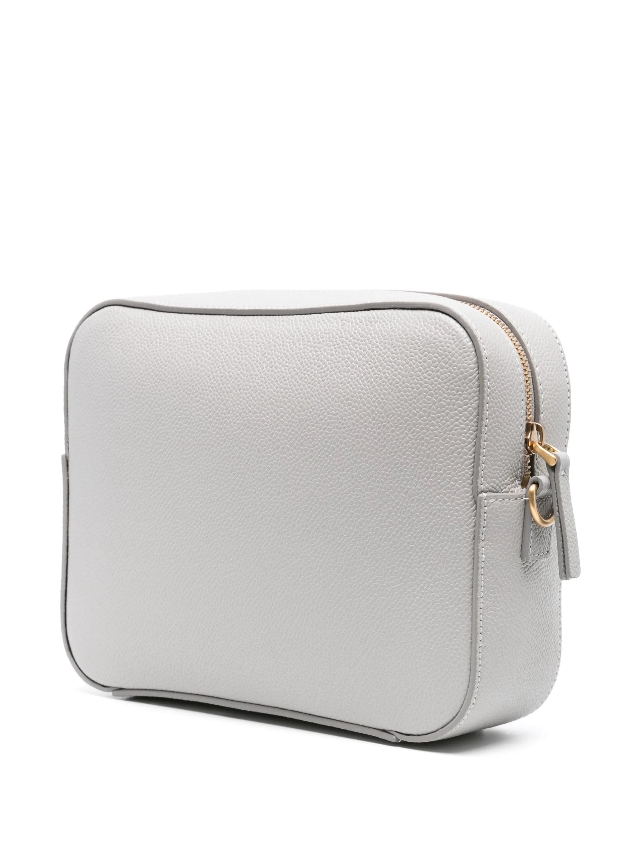 4-Bar stripe leather camera bag