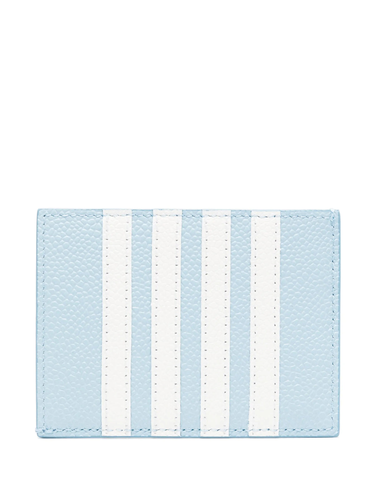 4-Bar Stripes leather cardholder