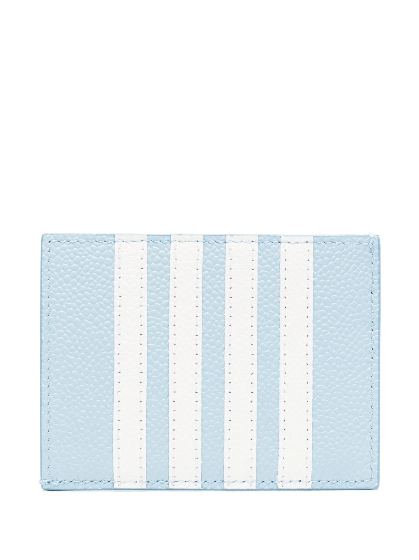 4-Bar Stripes leather cardholder