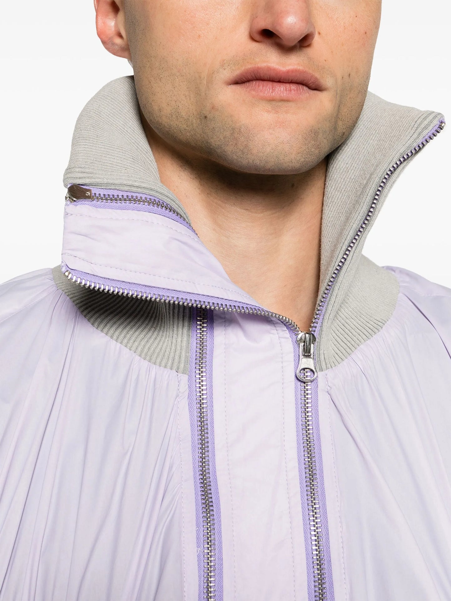 Naias panelled bomber jacket