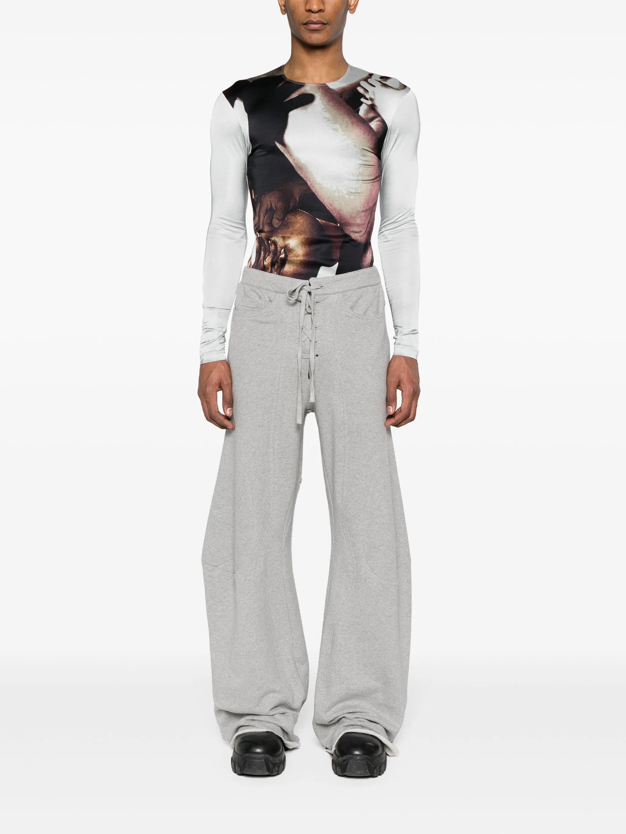 Lindsay Engineered panelled track pants