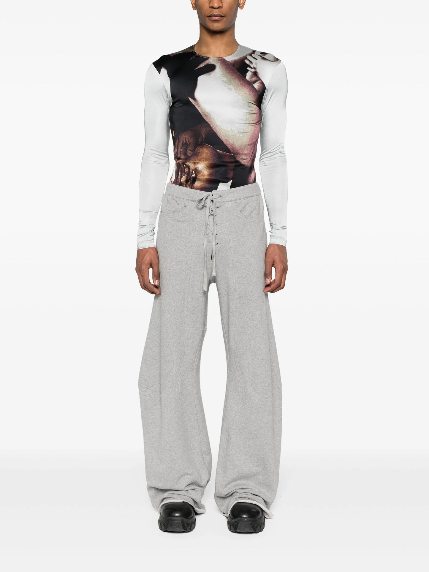 Lindsay Engineered panelled track pants