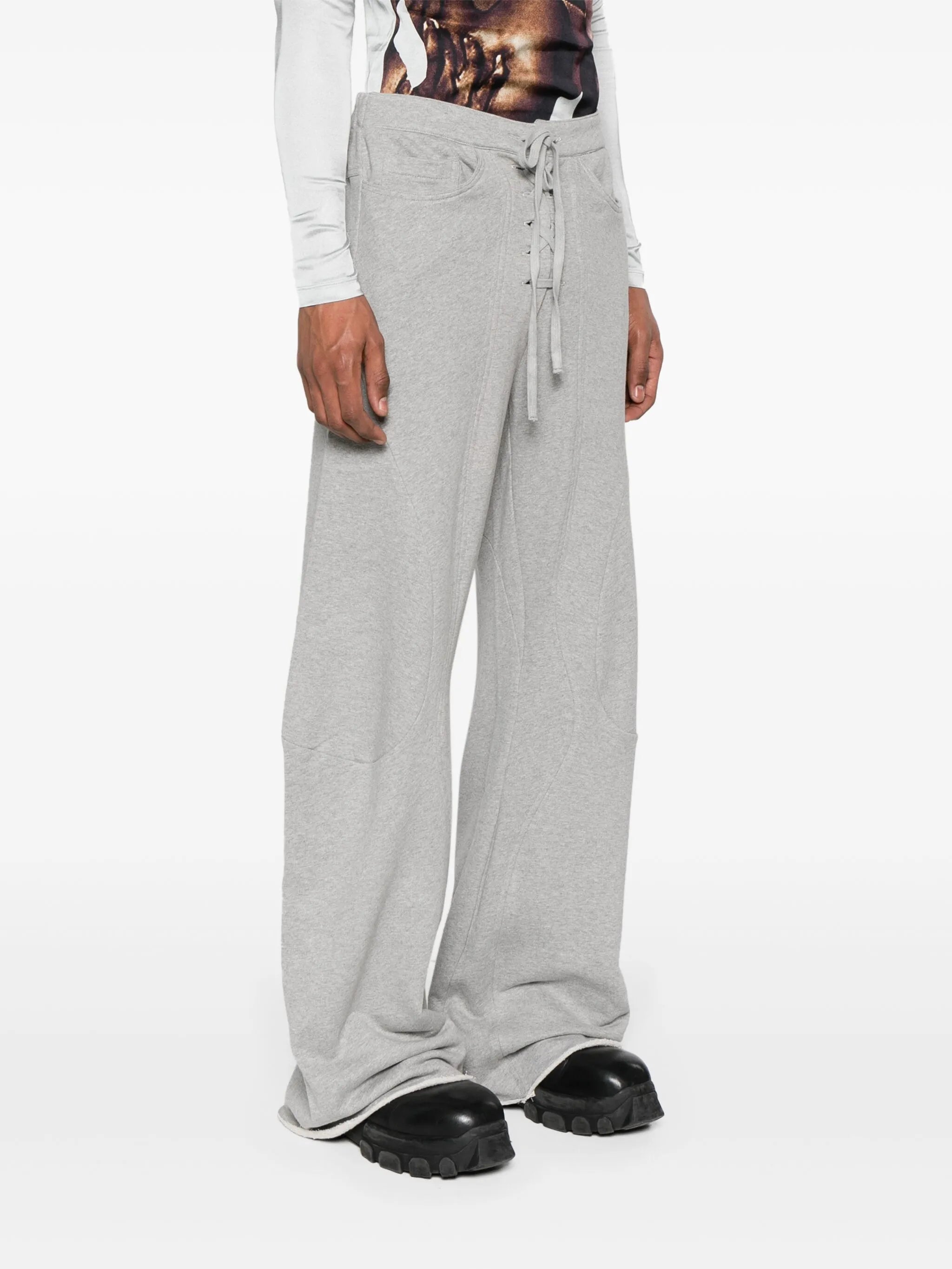 Lindsay Engineered panelled track pants