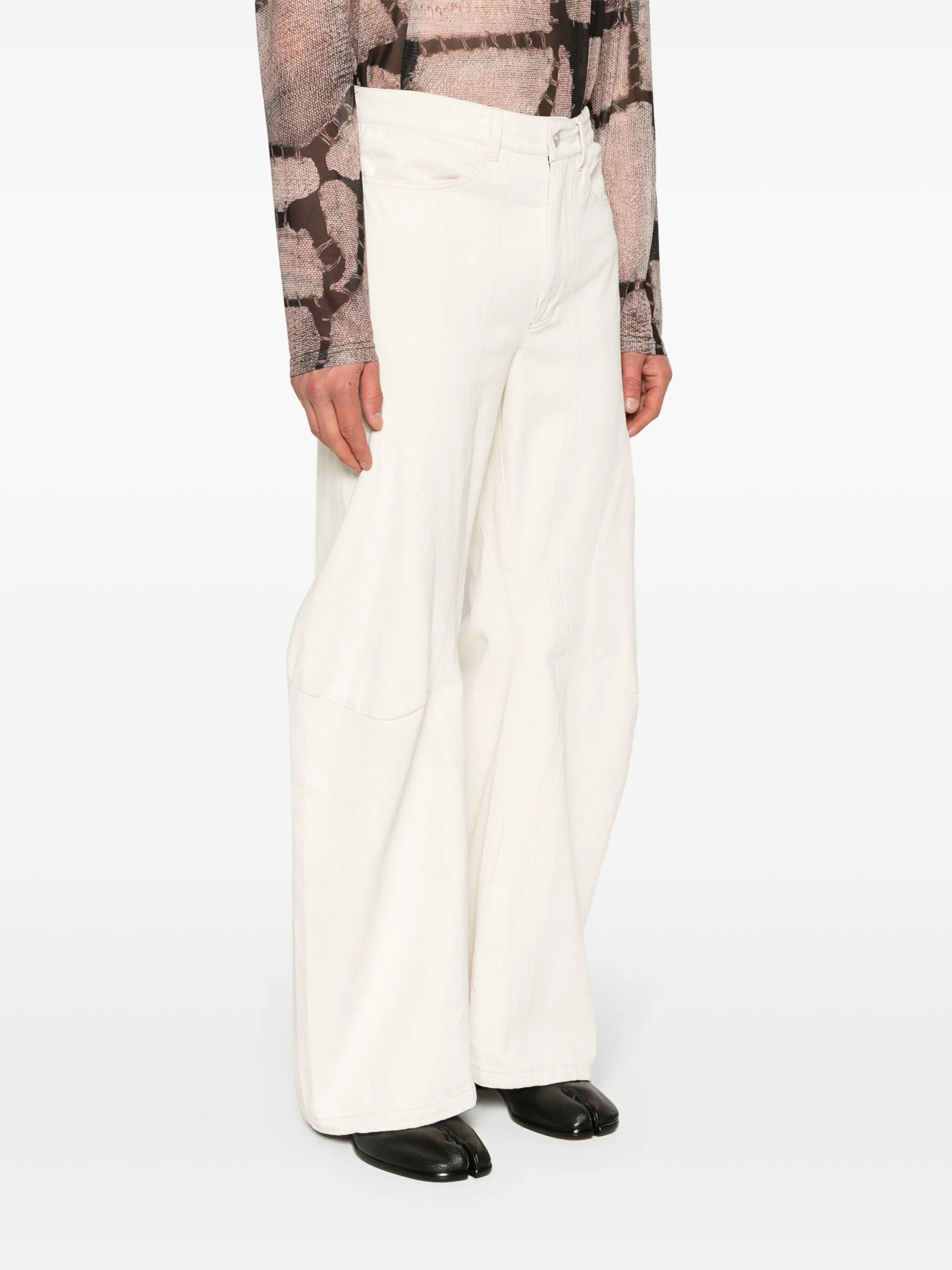 David Engineered flared jeans