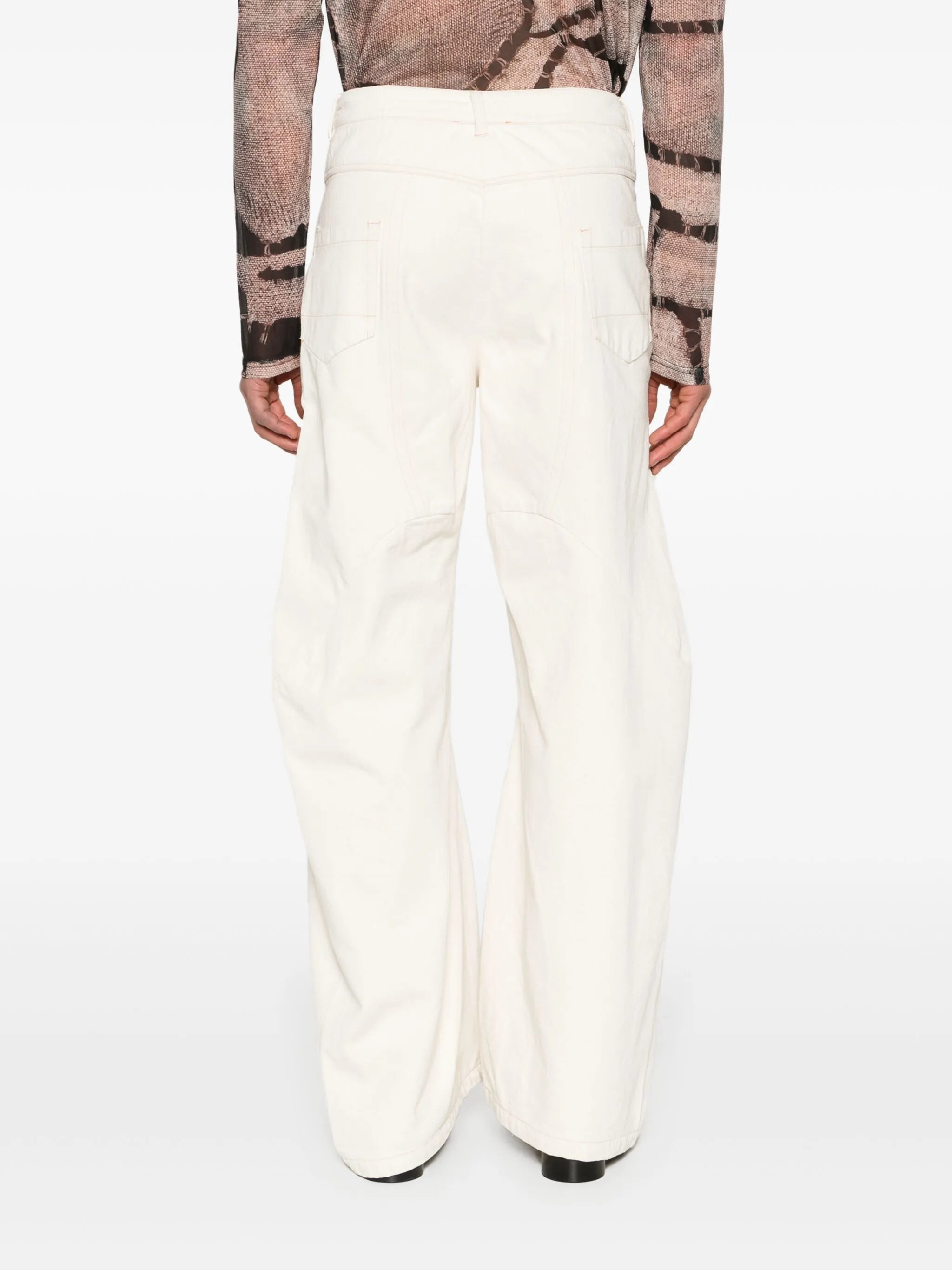 David Engineered flared jeans