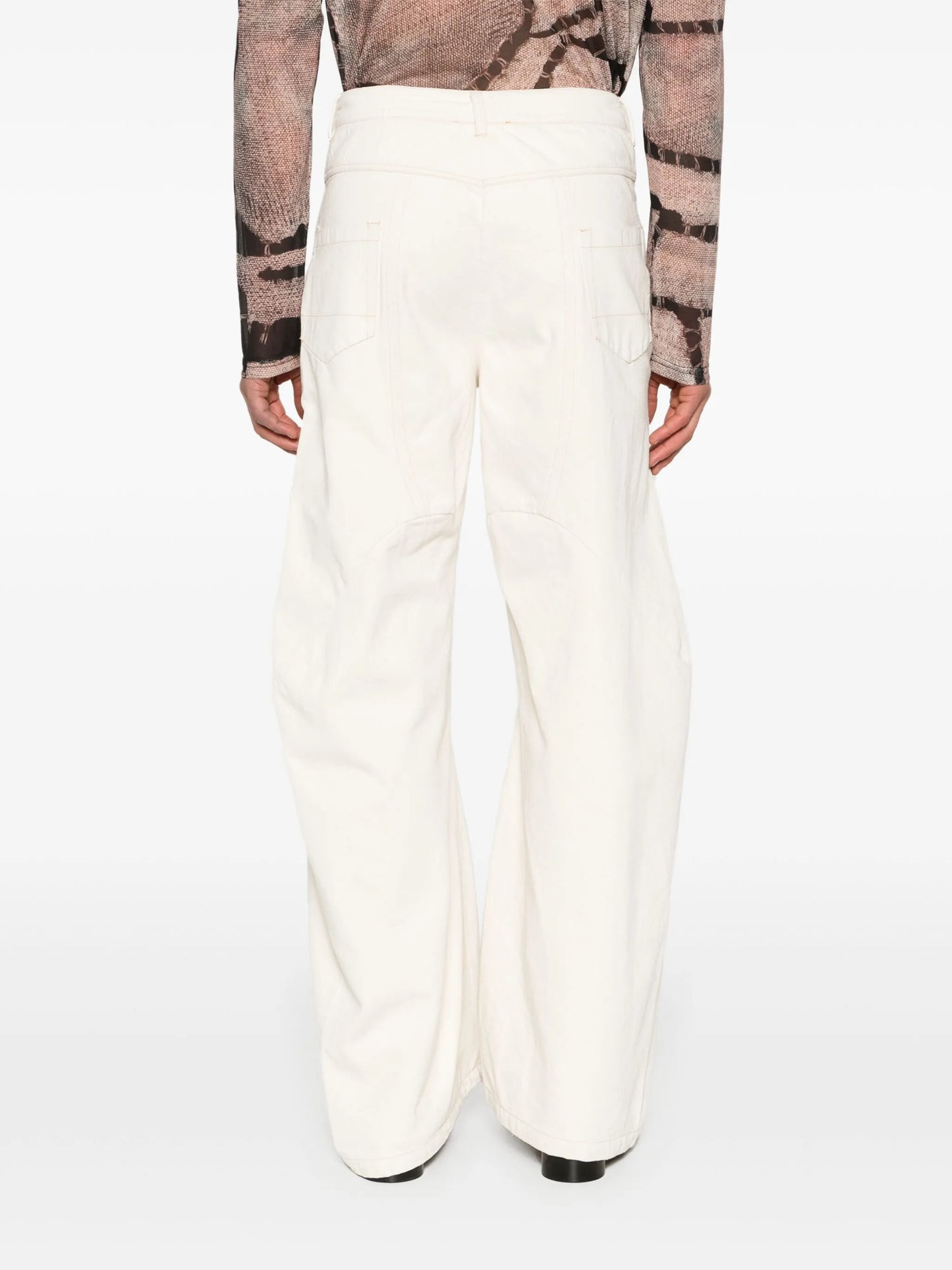 David Engineered flared jeans