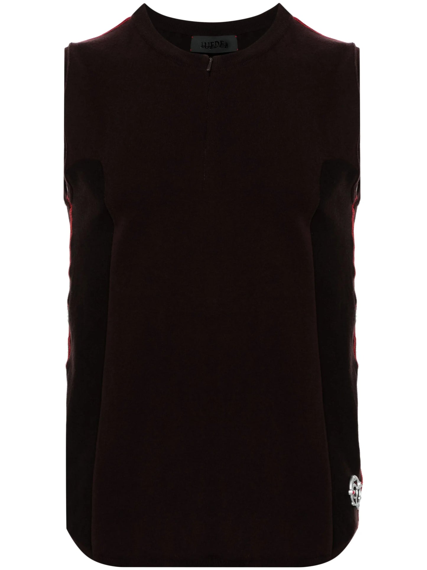 x Skin Series fine-knit vest