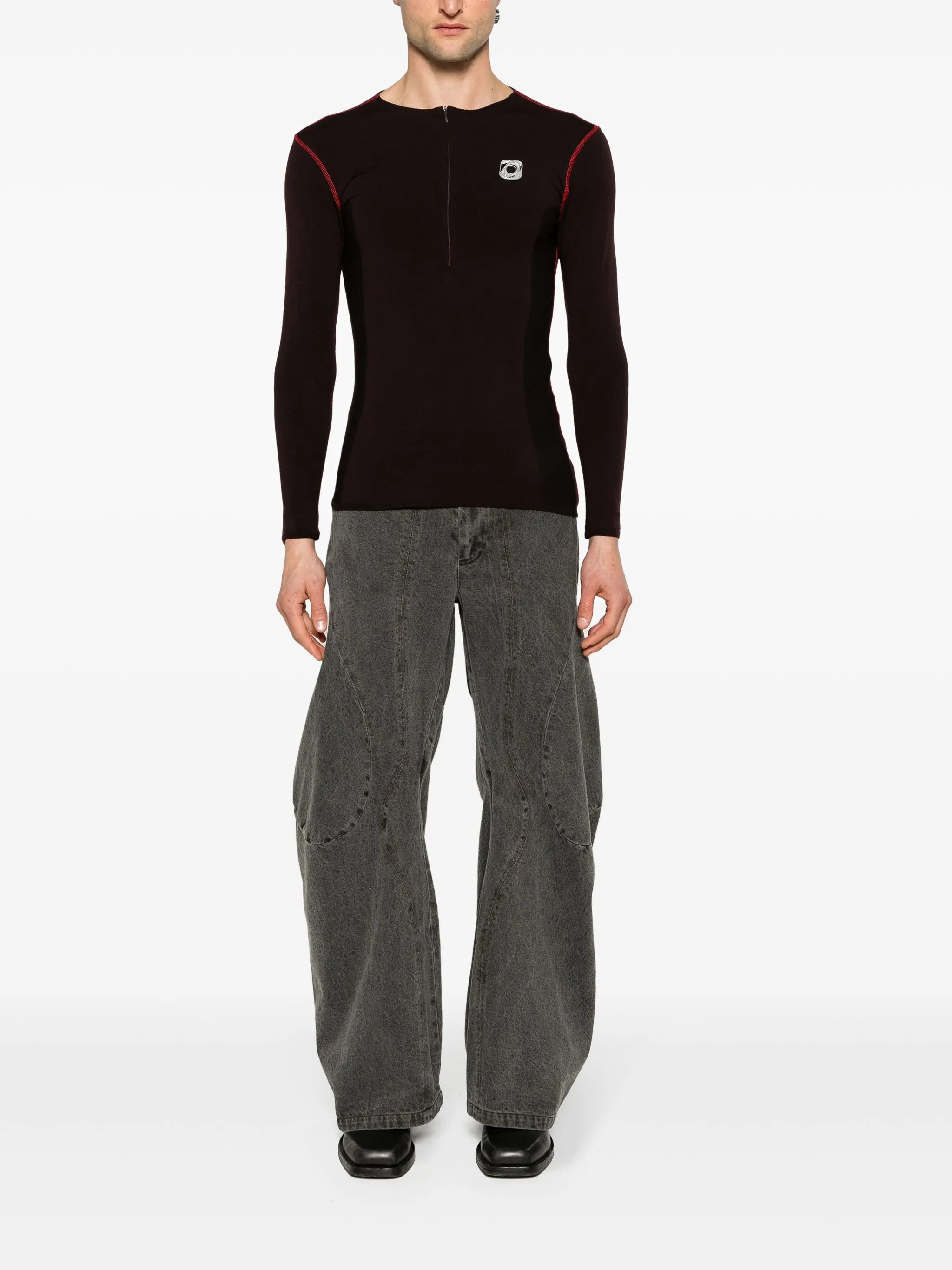 x Skin Series half-zip jumper