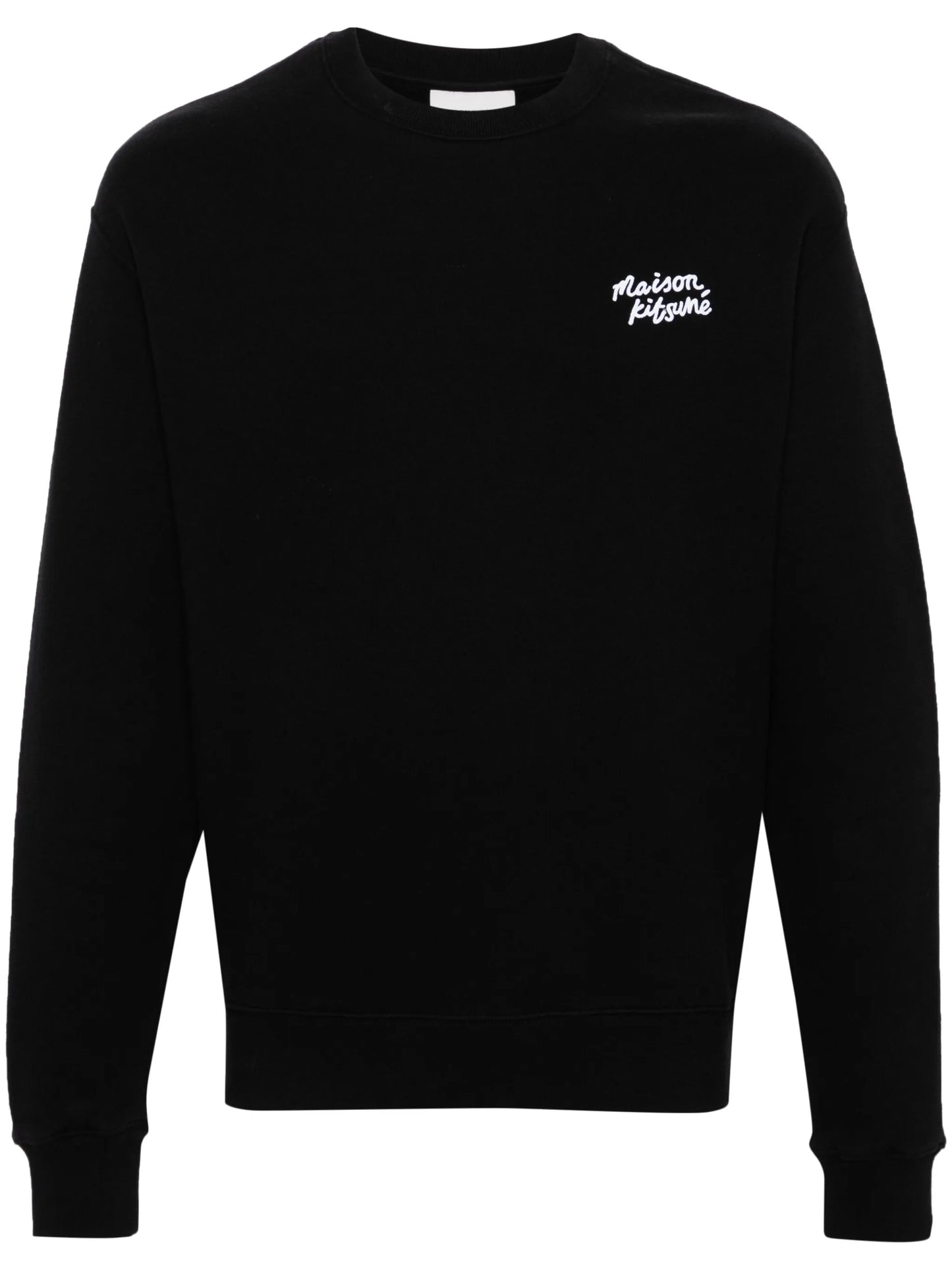 logo-embroidered cotton sweatshirt