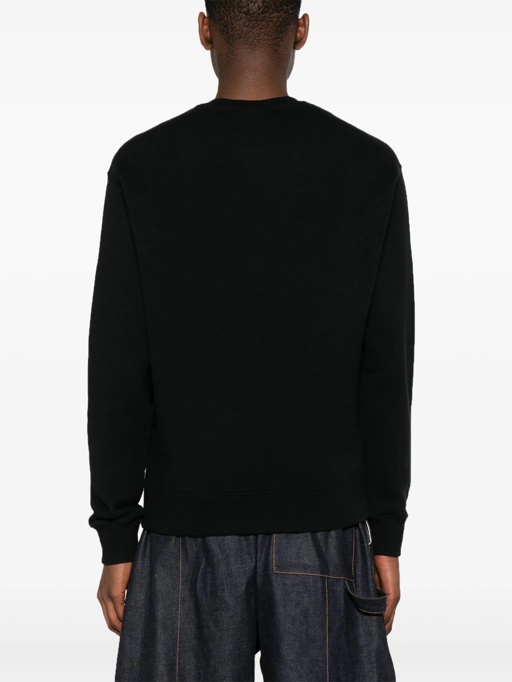 logo-embroidered cotton sweatshirt