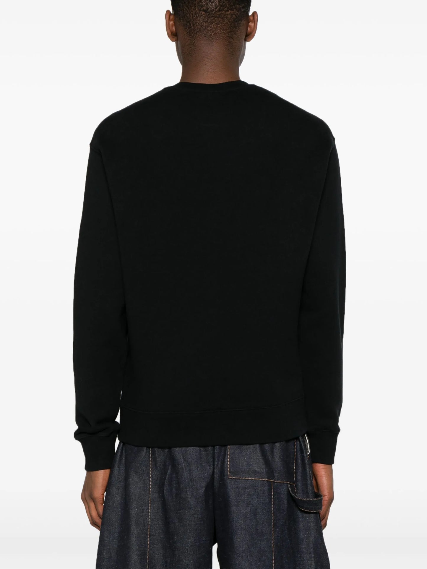 logo-embroidered cotton sweatshirt
