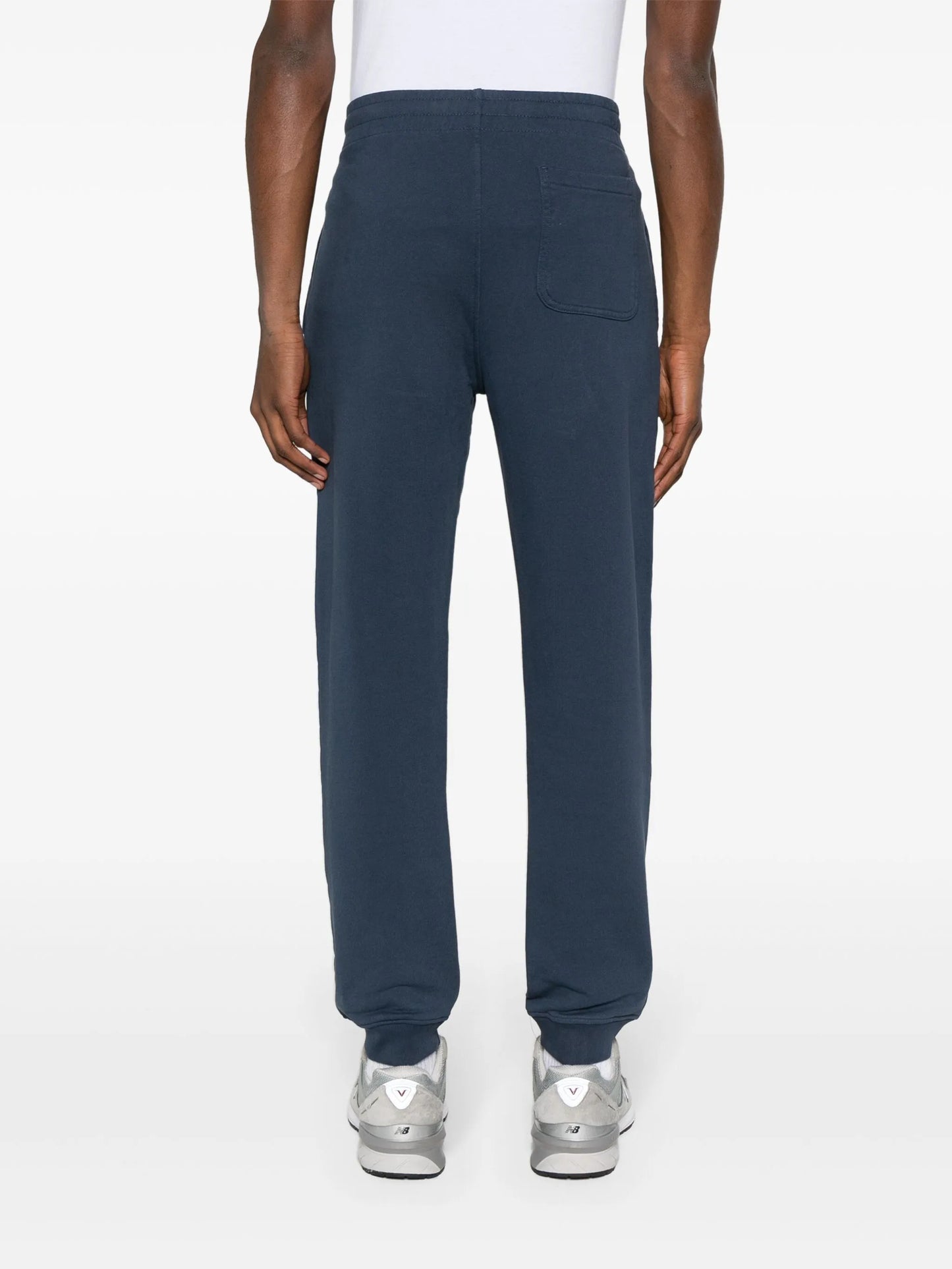 logo-patch cotton track trousers