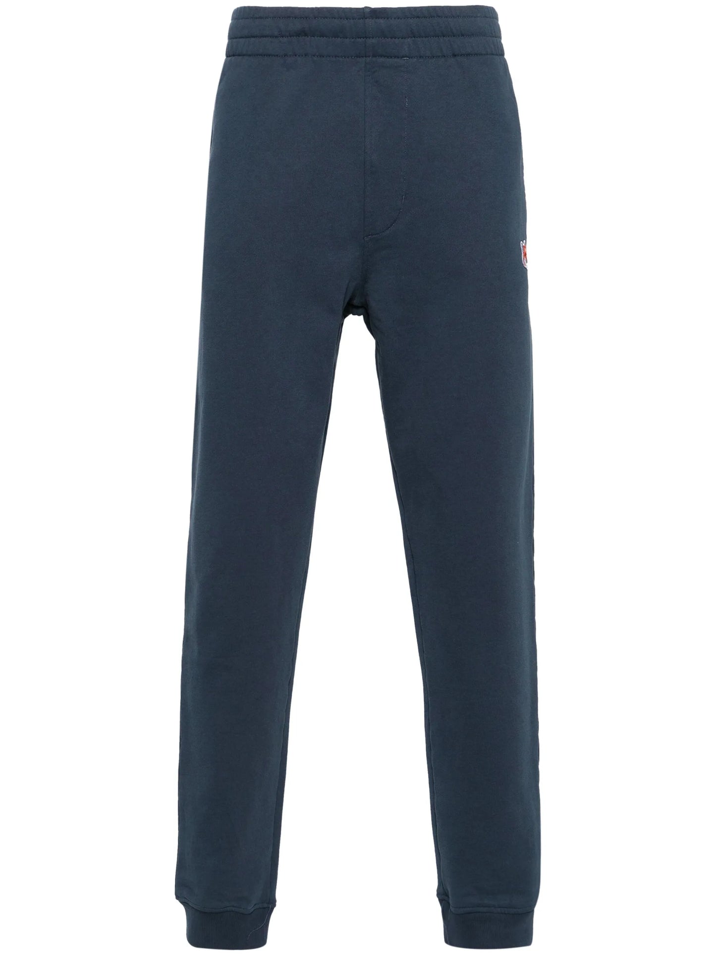 logo-patch cotton track trousers