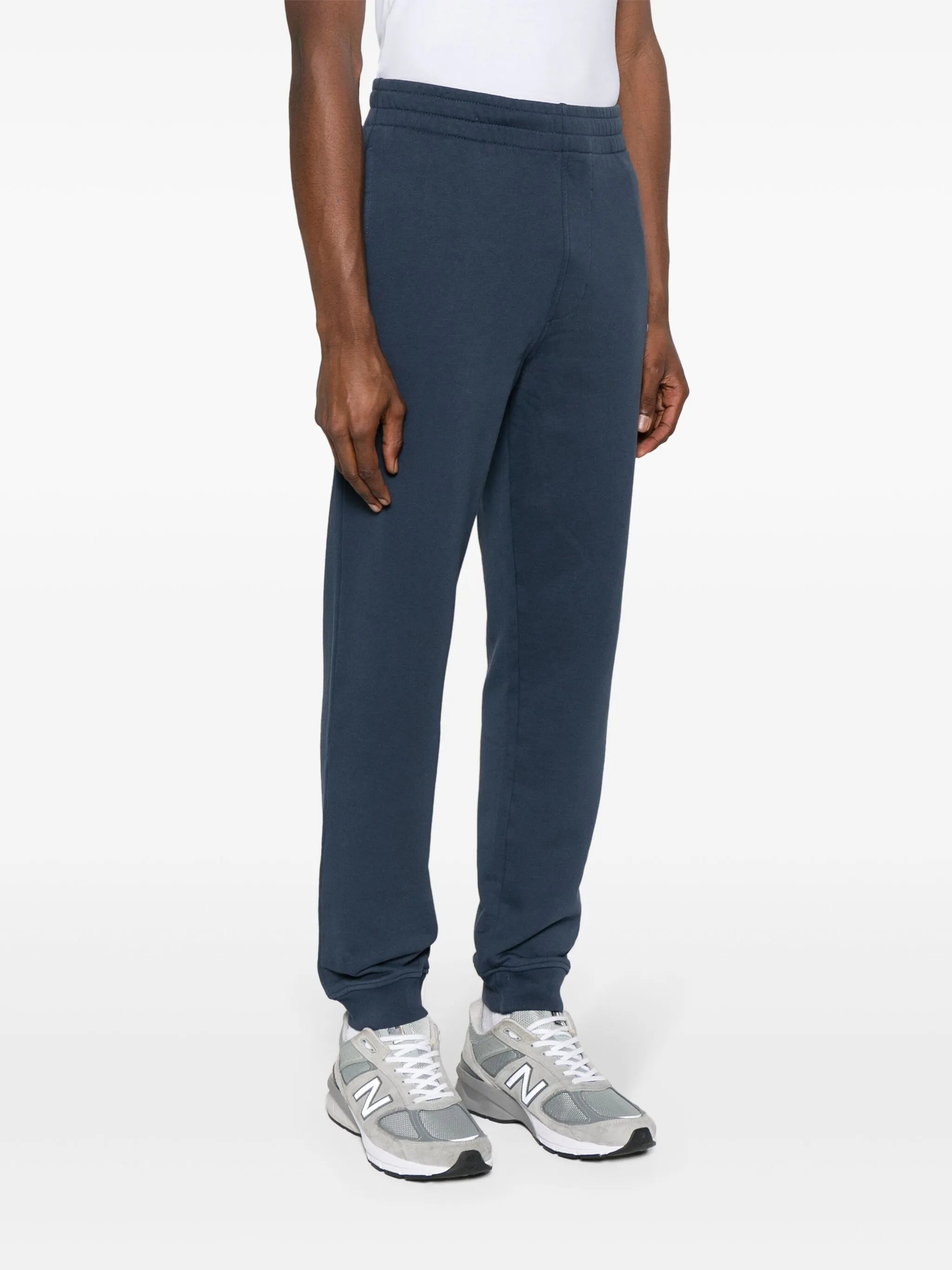 logo-patch cotton track trousers