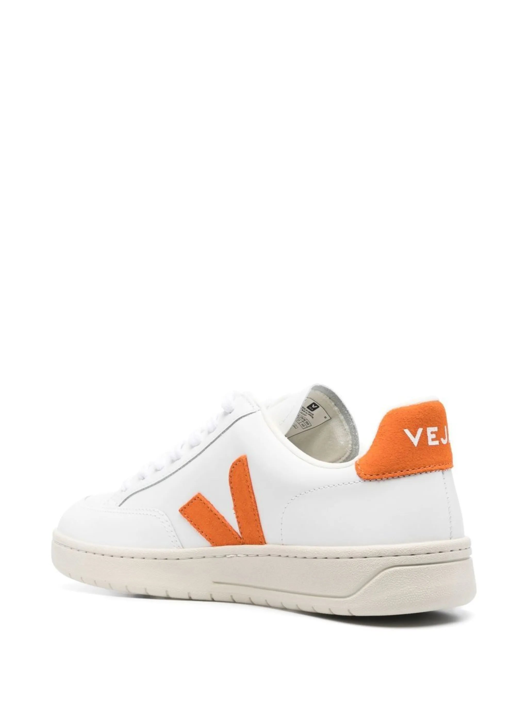 logo-patch lace-up sneakers