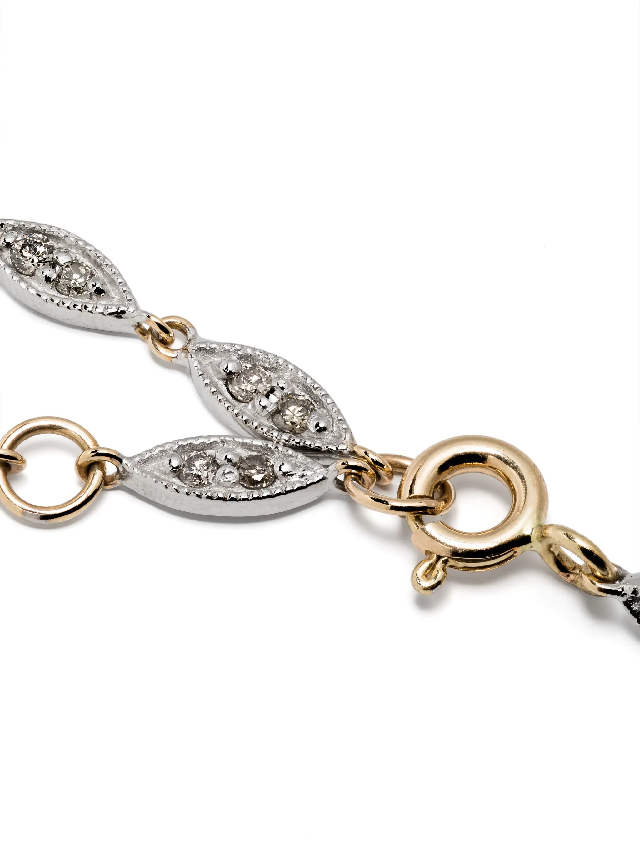 9kt yellow gold Ava Emerald bracelet