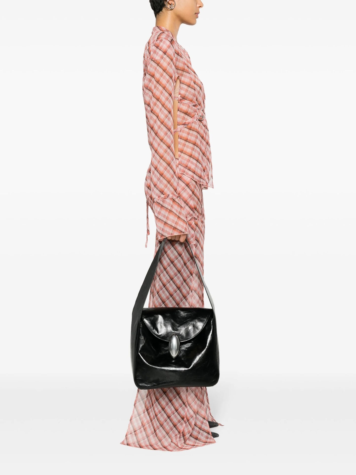 medium Dome leather shoulder bag