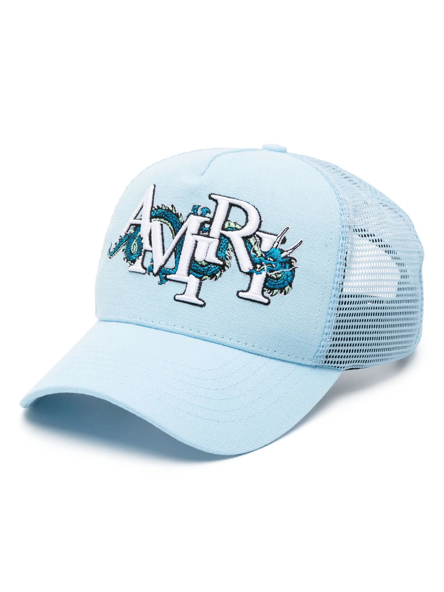 Dragon logo-embroidered trucker hat