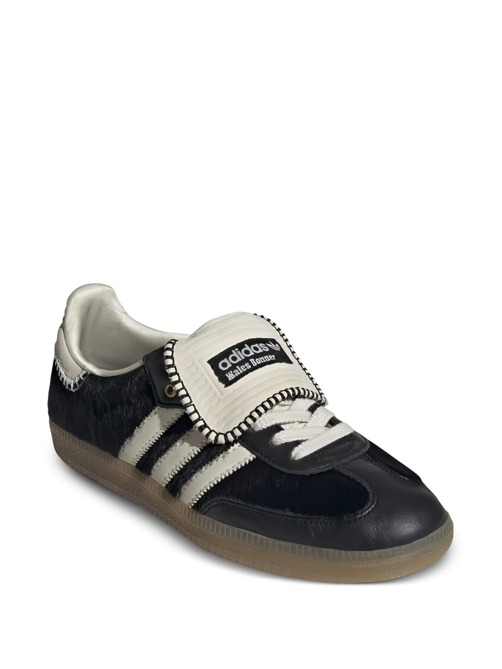 x Wales Bonner Samba Pony Tonal leather sneakers