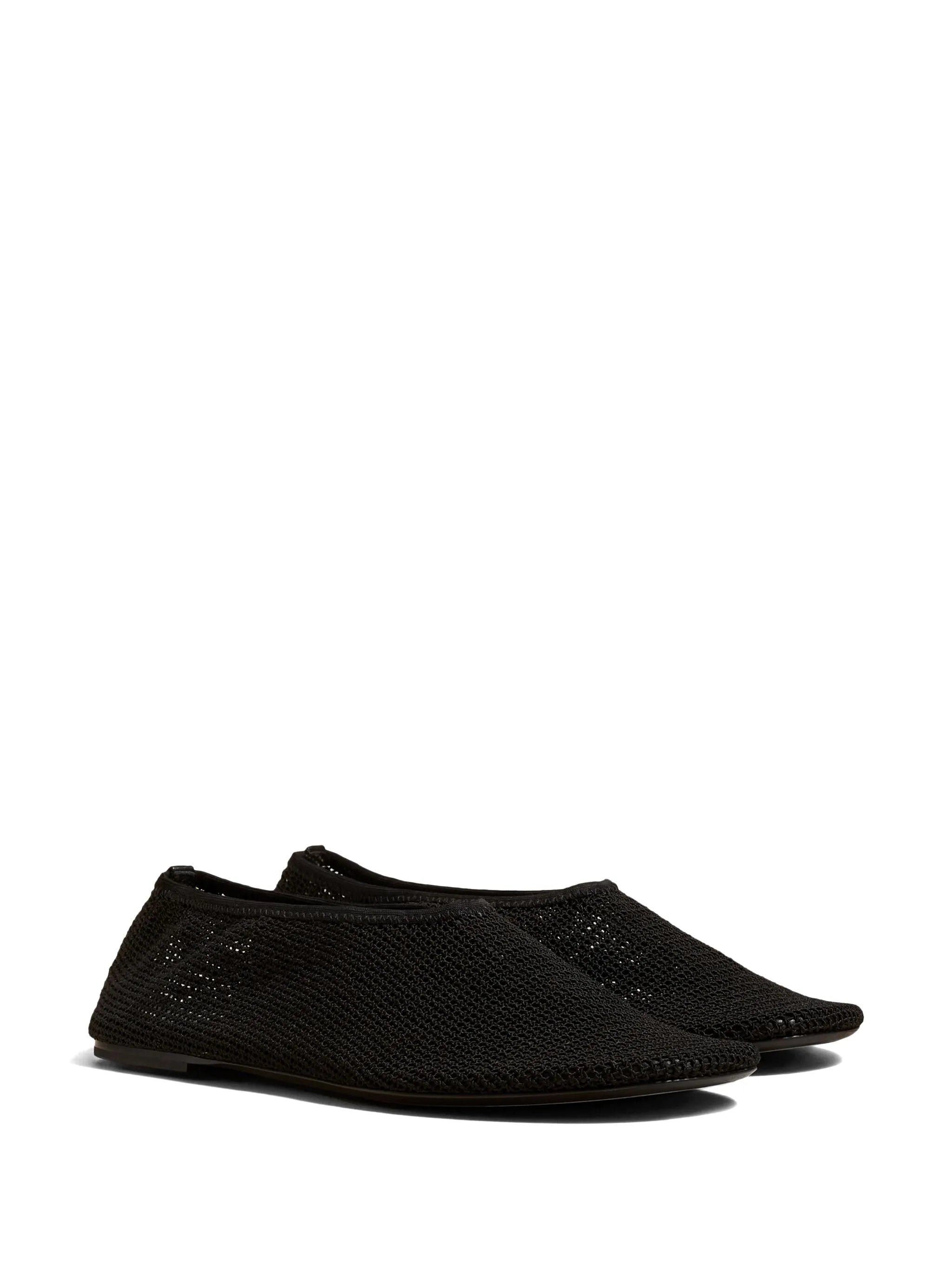 The Maiden mesh ballerina shoes