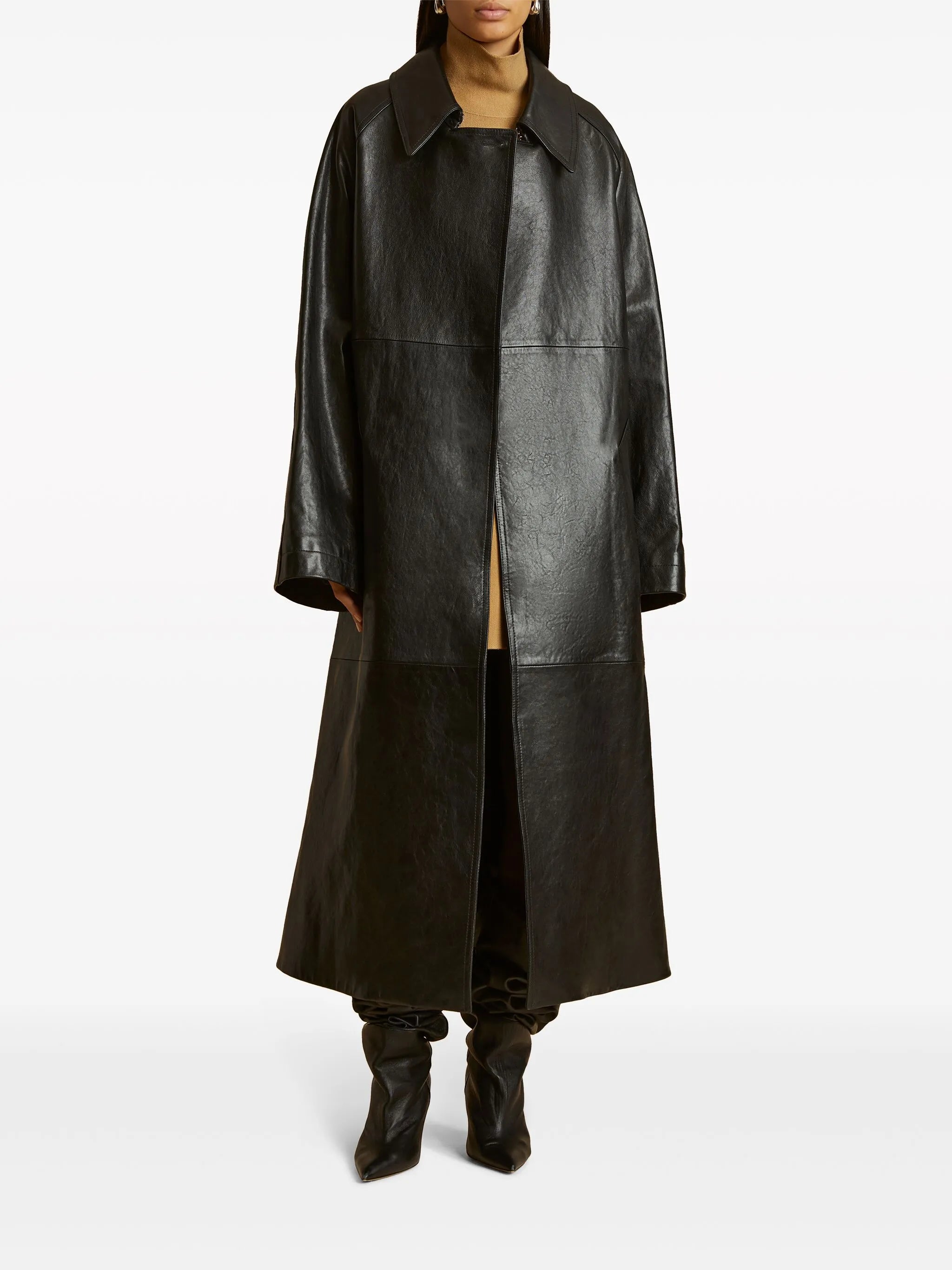The Minnie leather coat