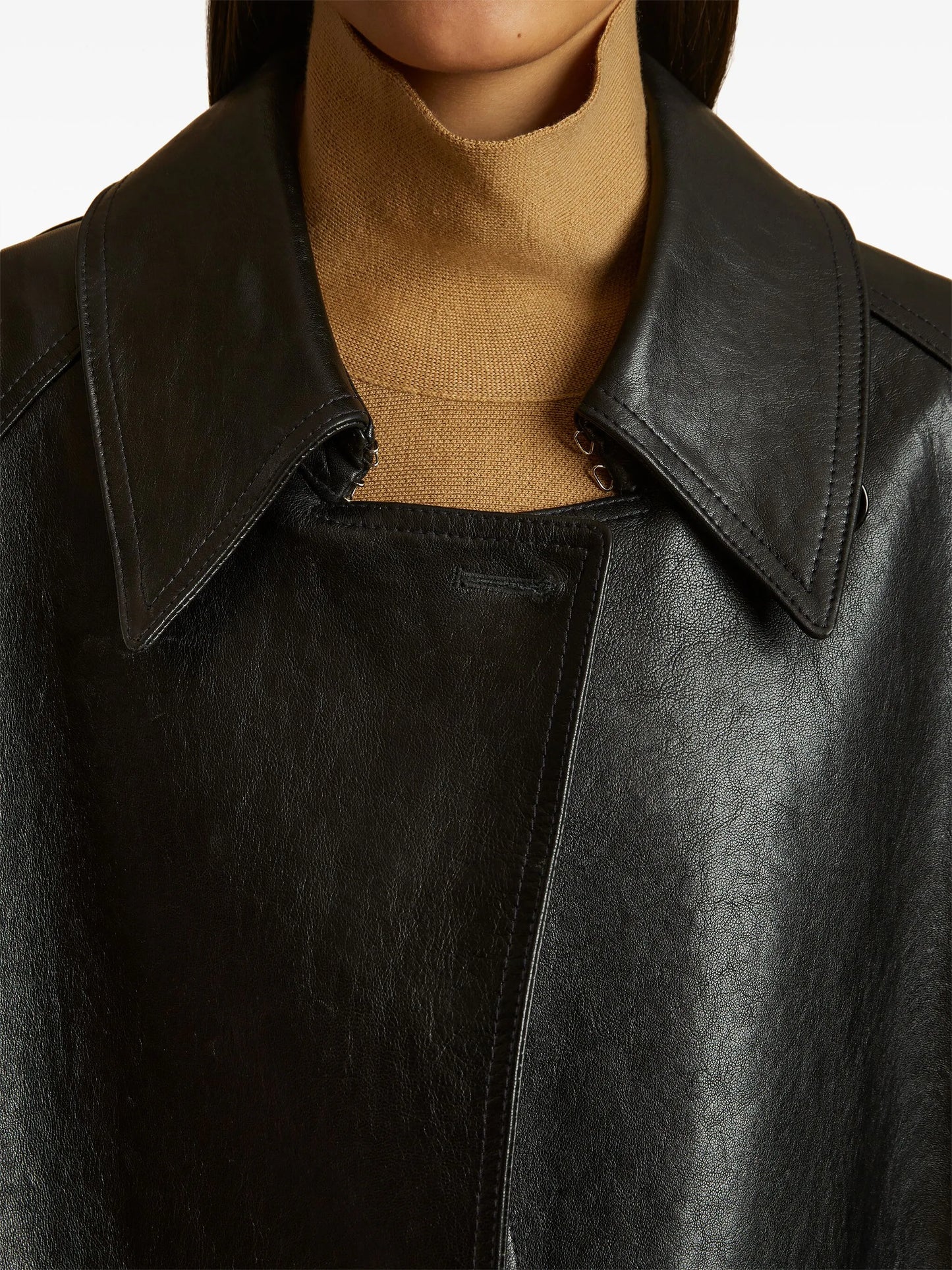 The Minnie leather coat