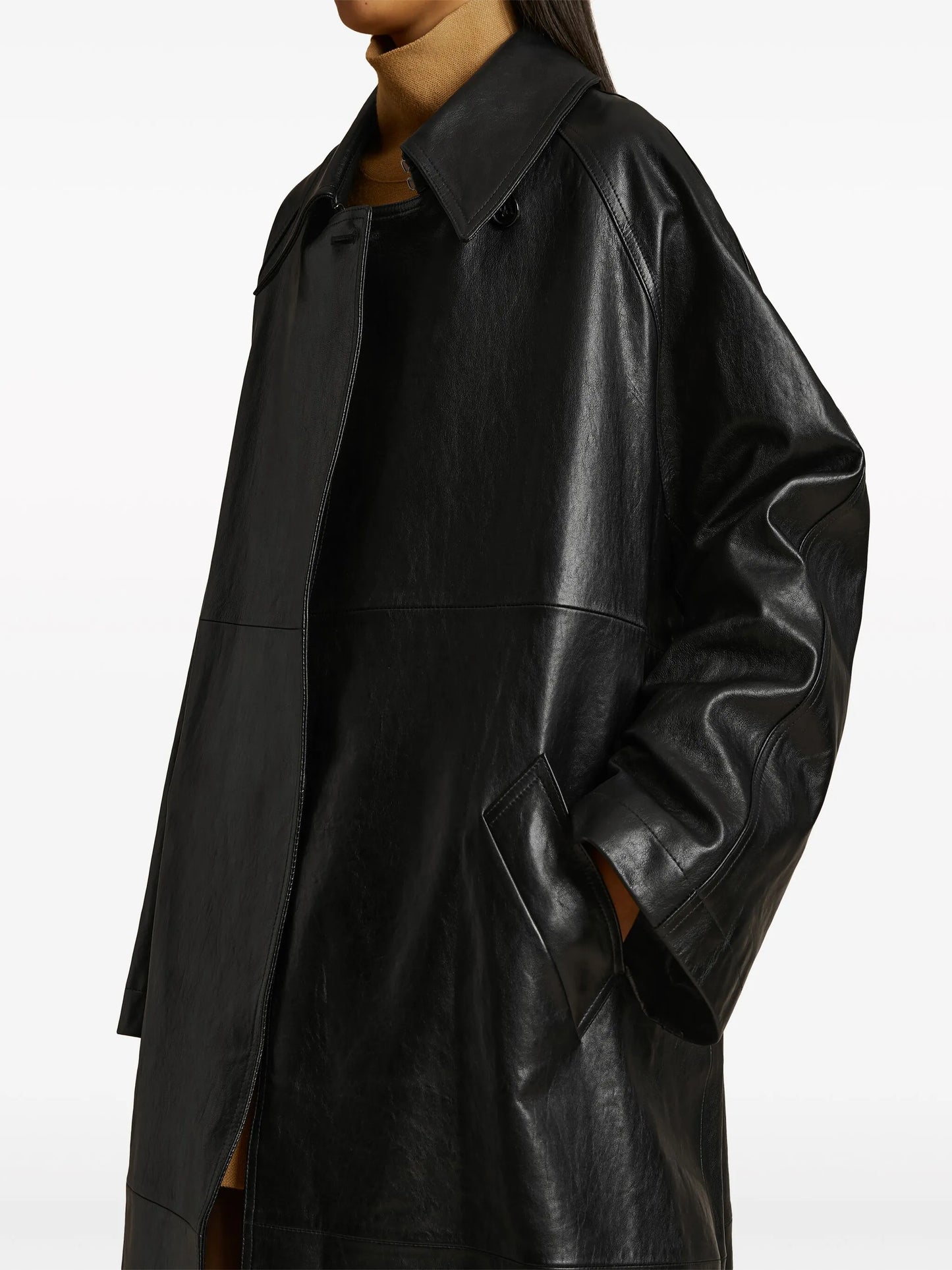 The Minnie leather coat
