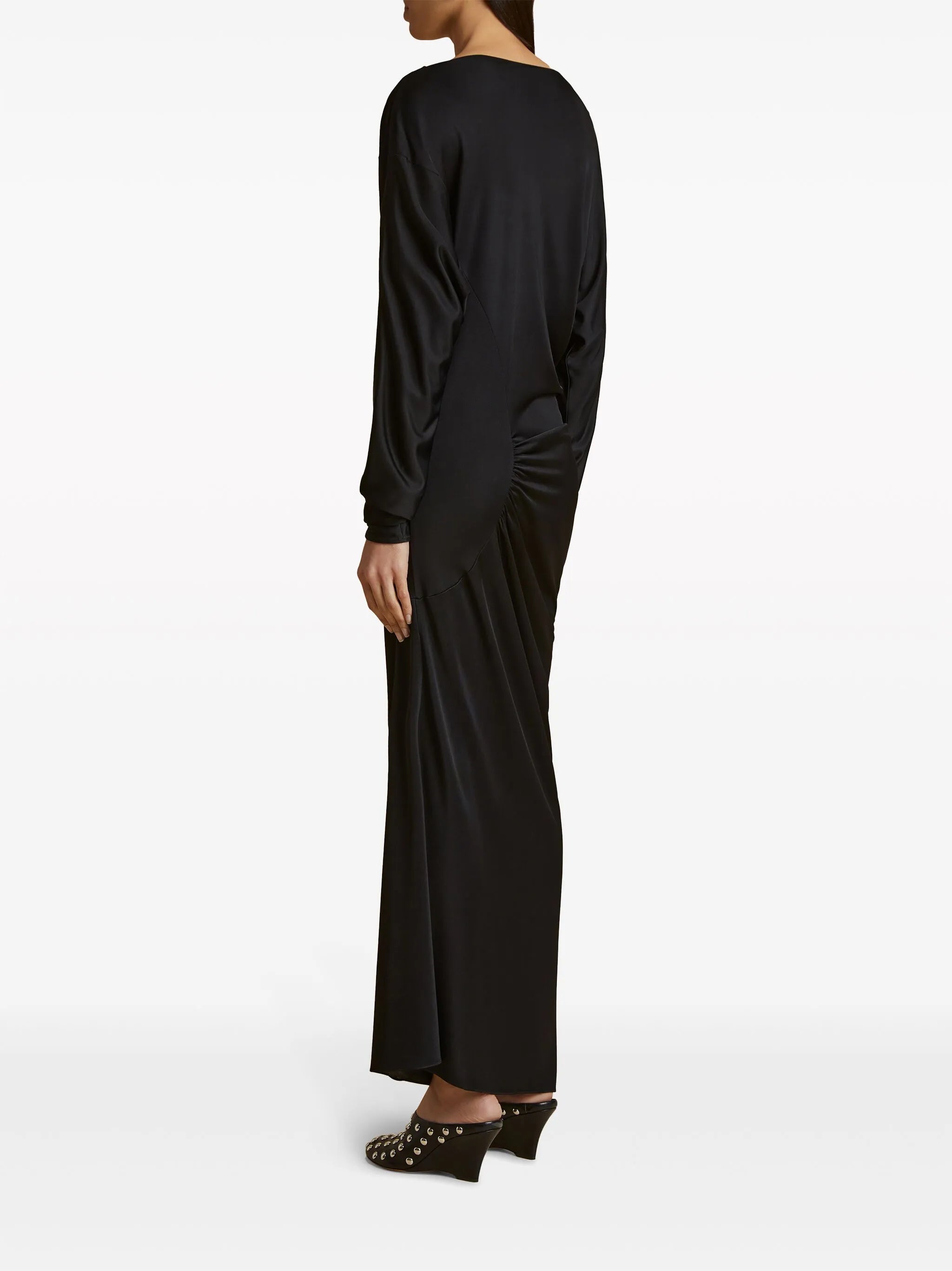 The Oron ruched maxi dress