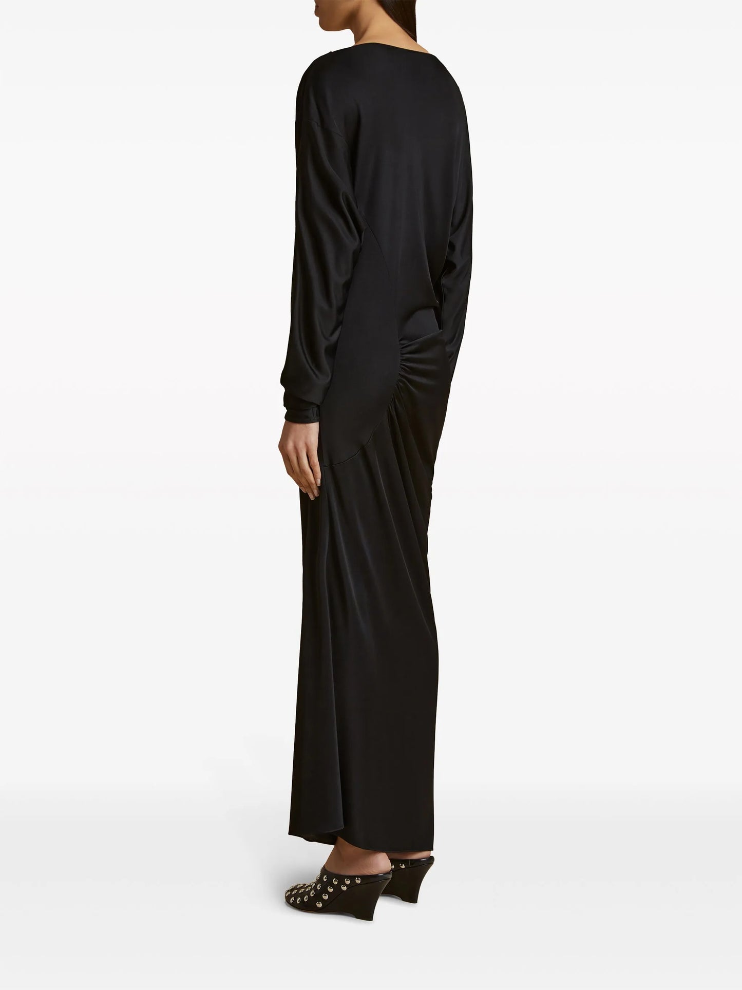 The Oron ruched maxi dress
