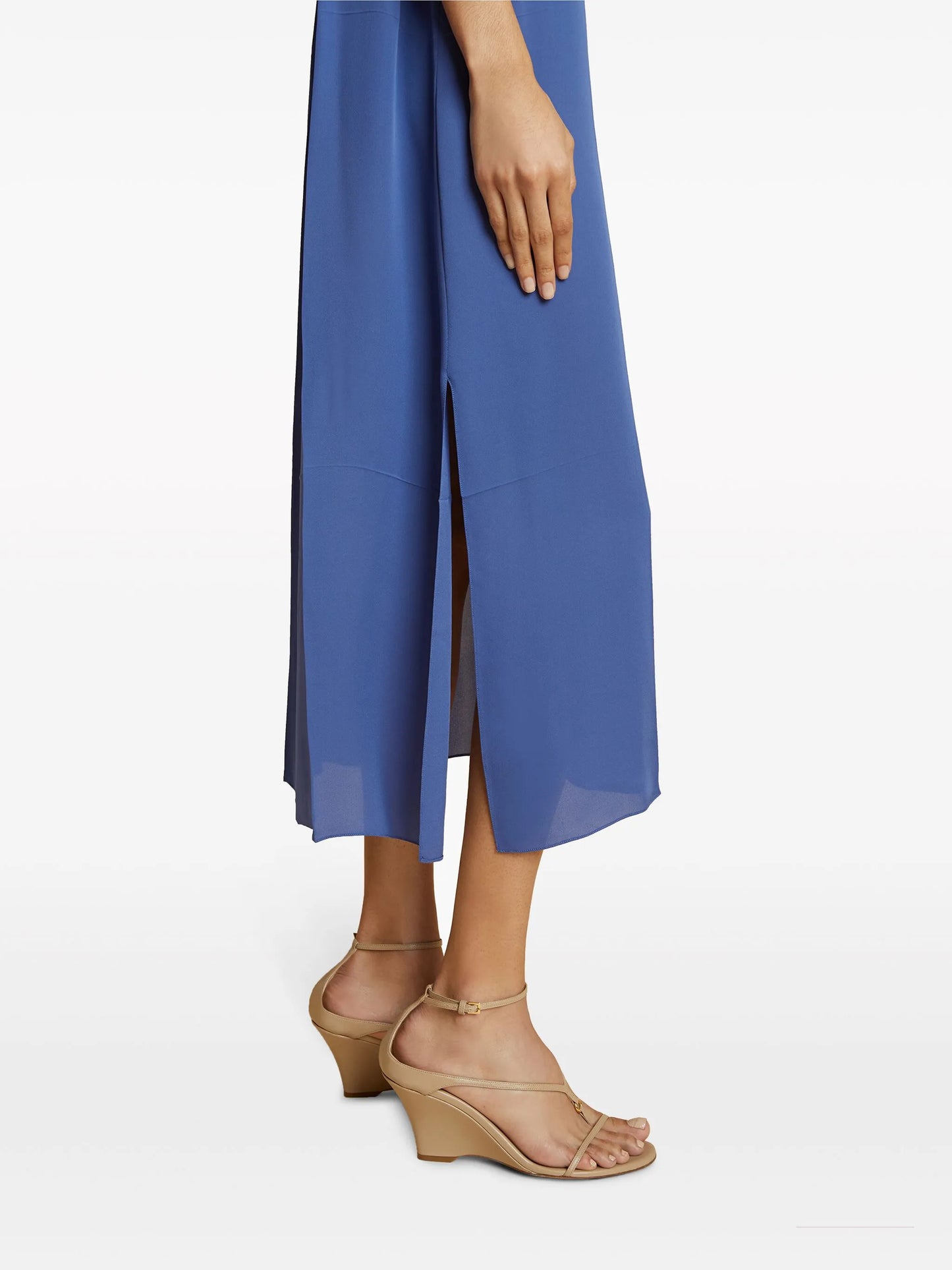 Sicily silk midi dress