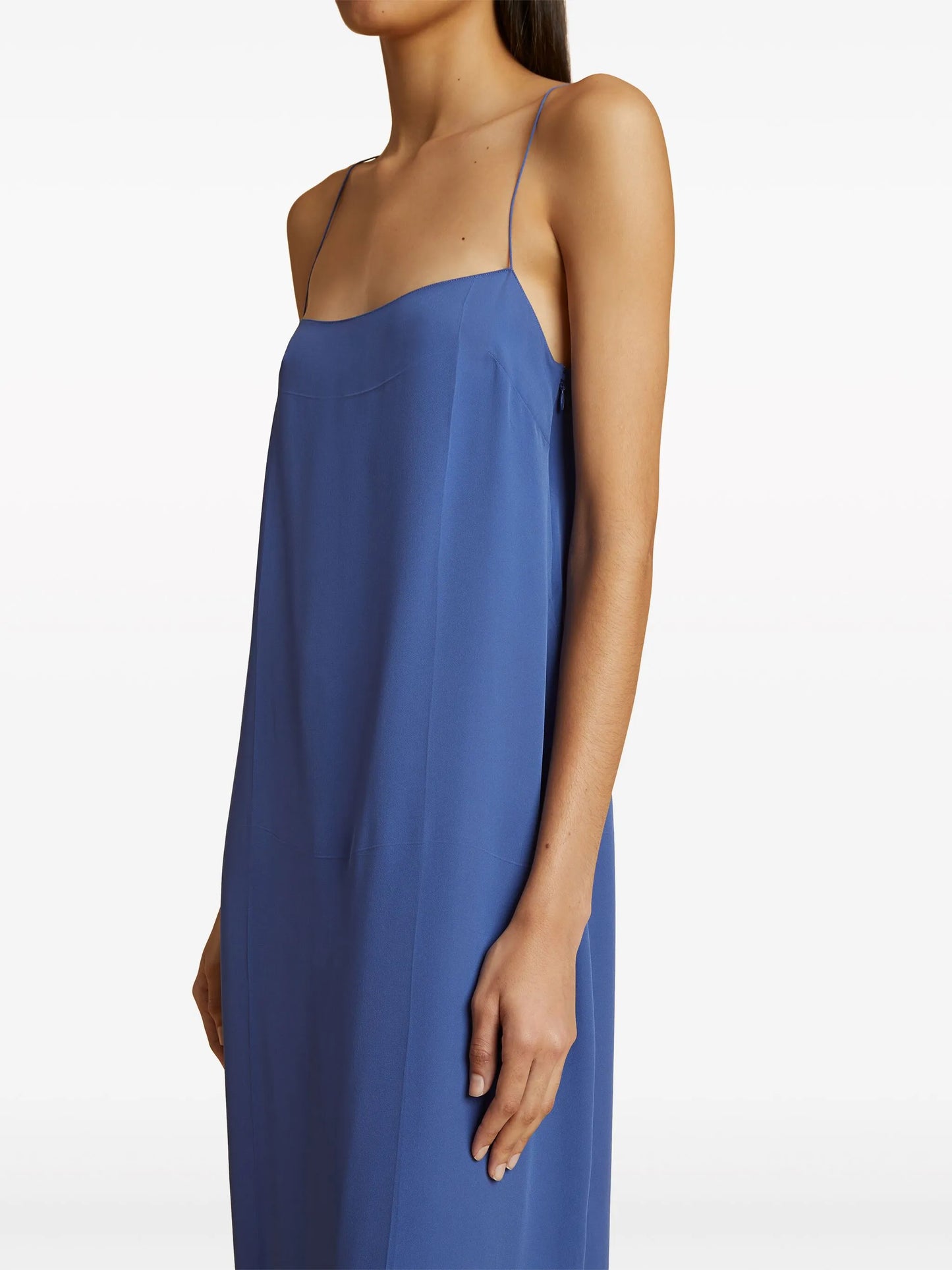 Sicily silk midi dress