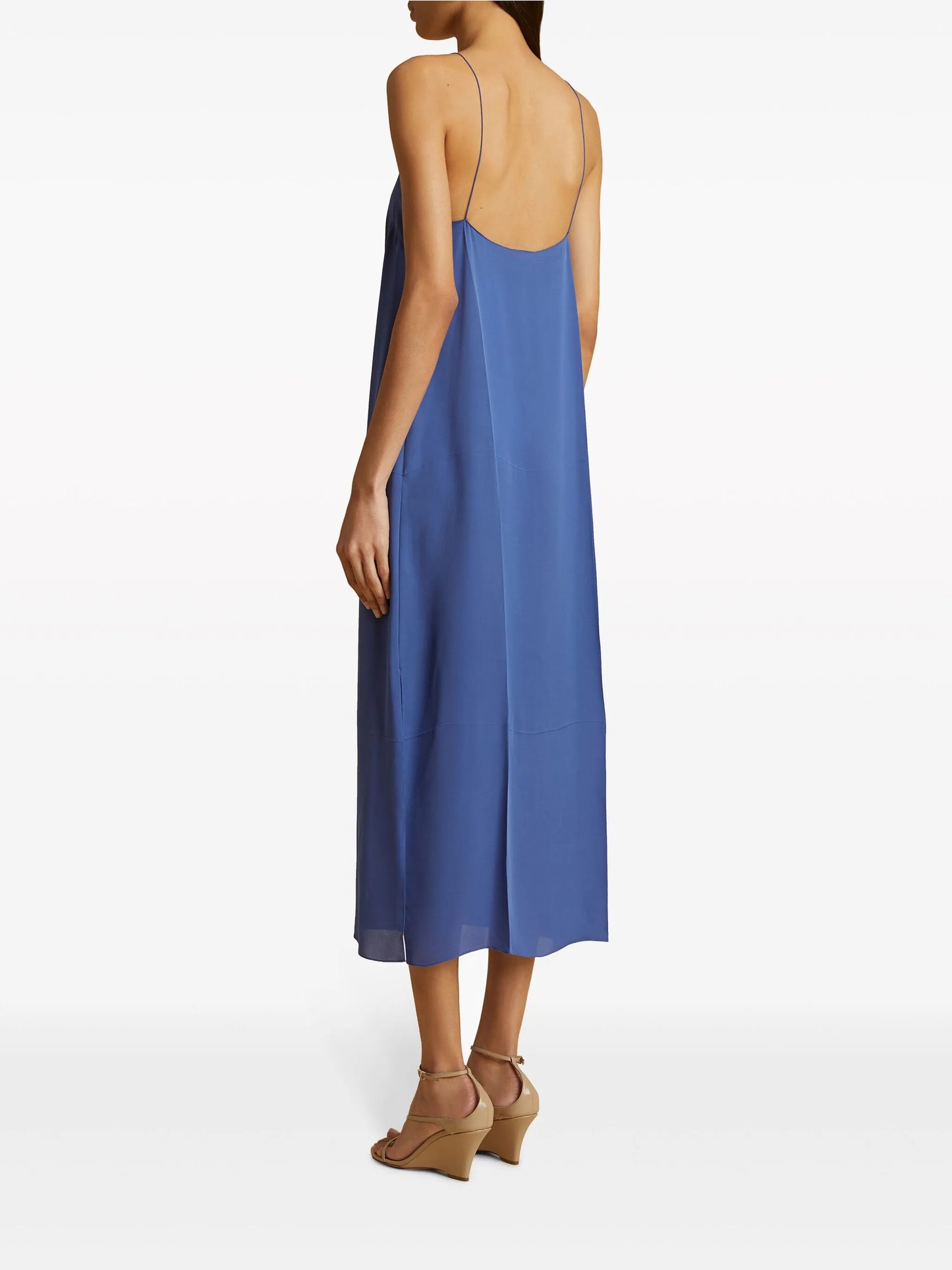 Sicily silk midi dress