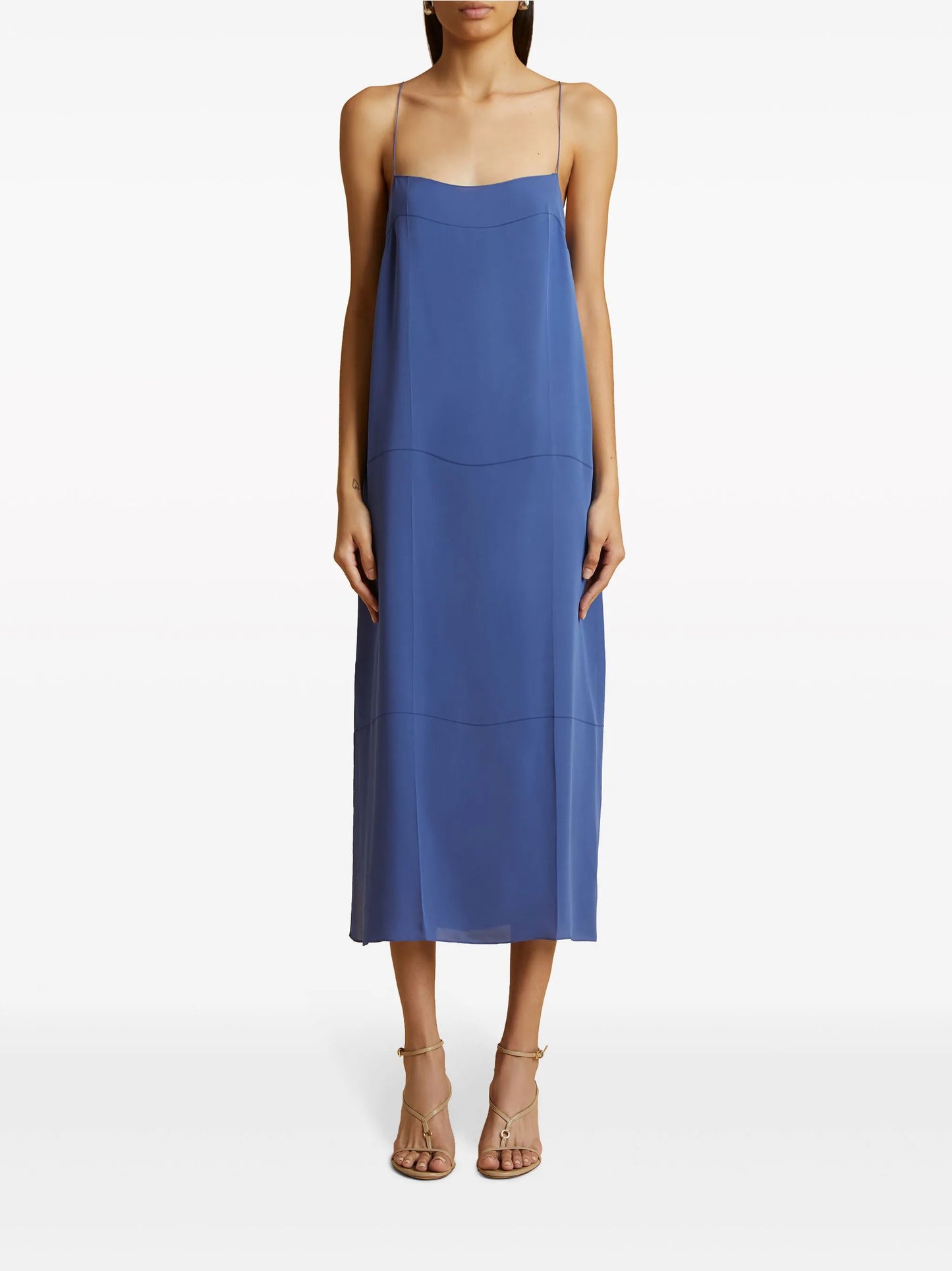 Sicily silk midi dress