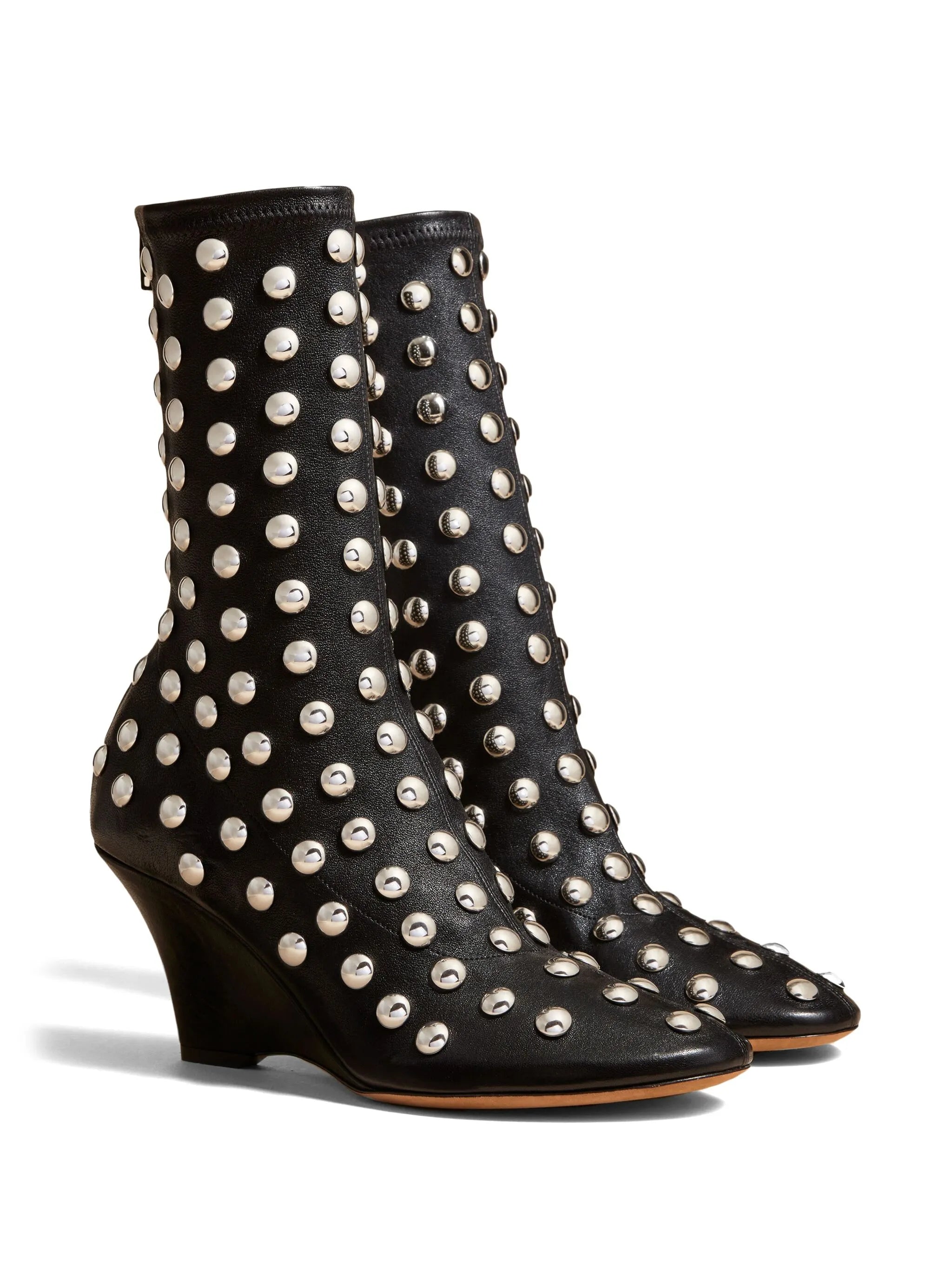 The Apollo studded wedge boots