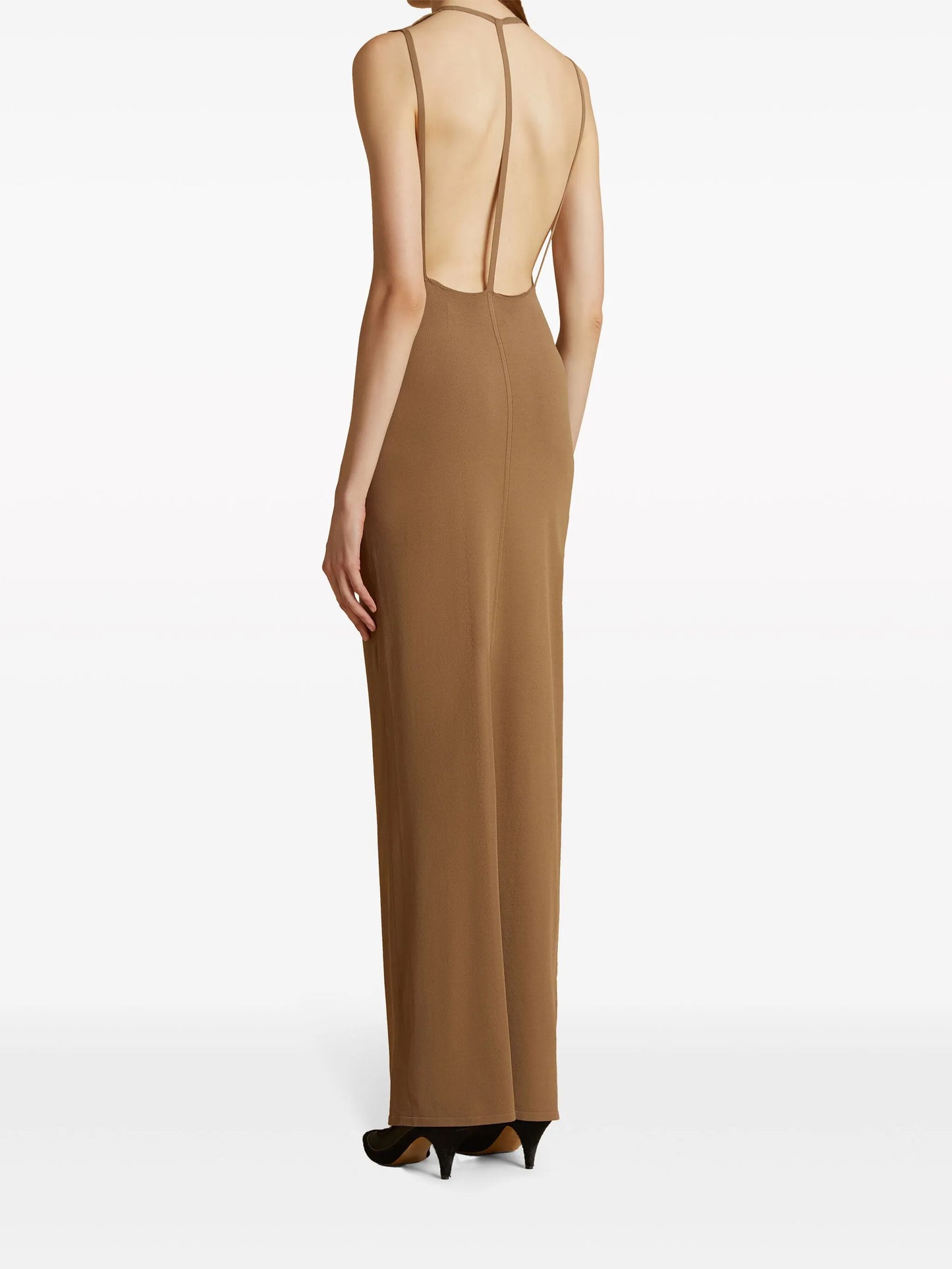 Terri V-neck maxi dress